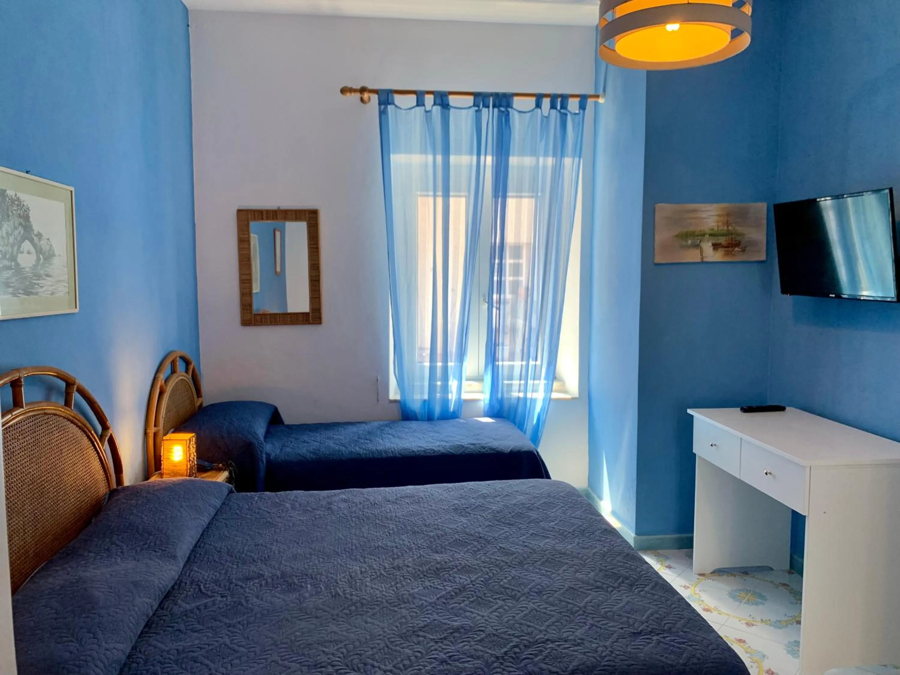 Bed in Hotel Ortensia