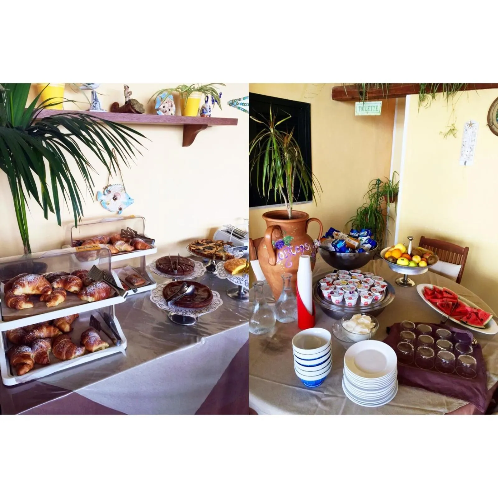 Breakfast in Hotel Ortensia