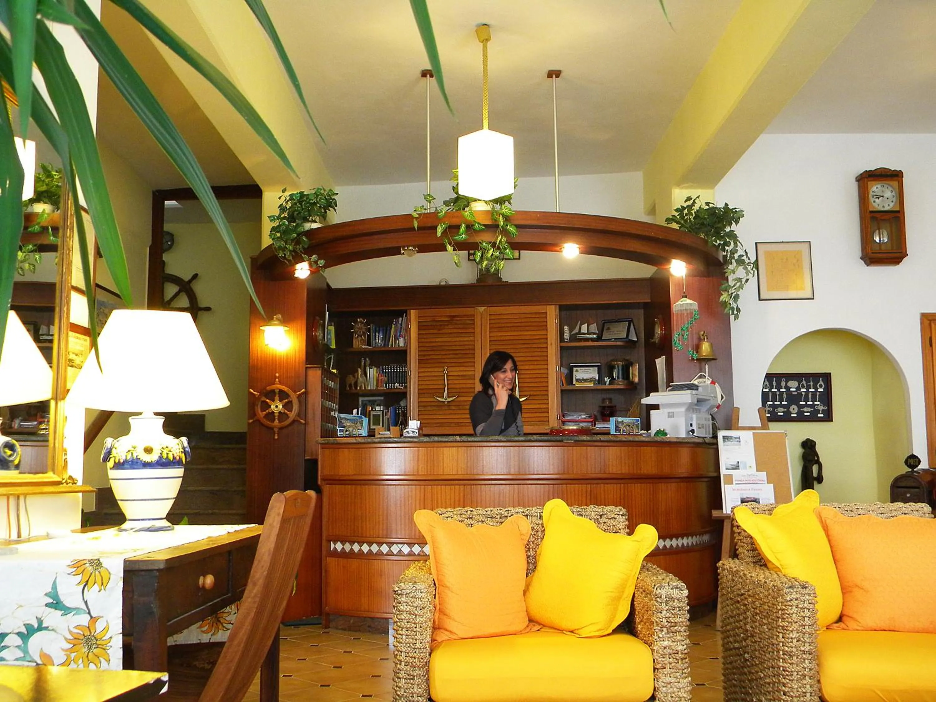 Lobby or reception in Hotel Ortensia