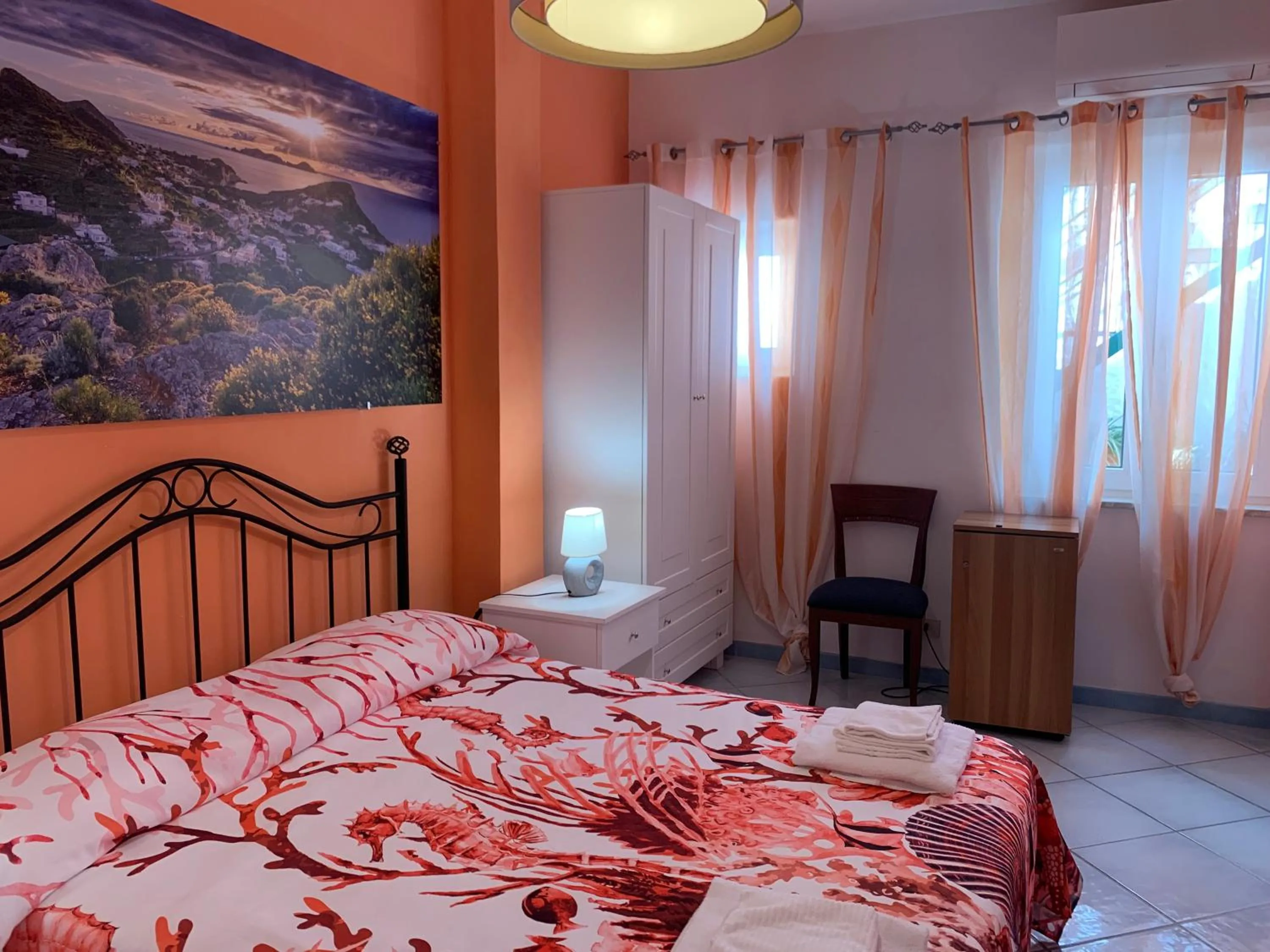 Bed in Hotel Ortensia