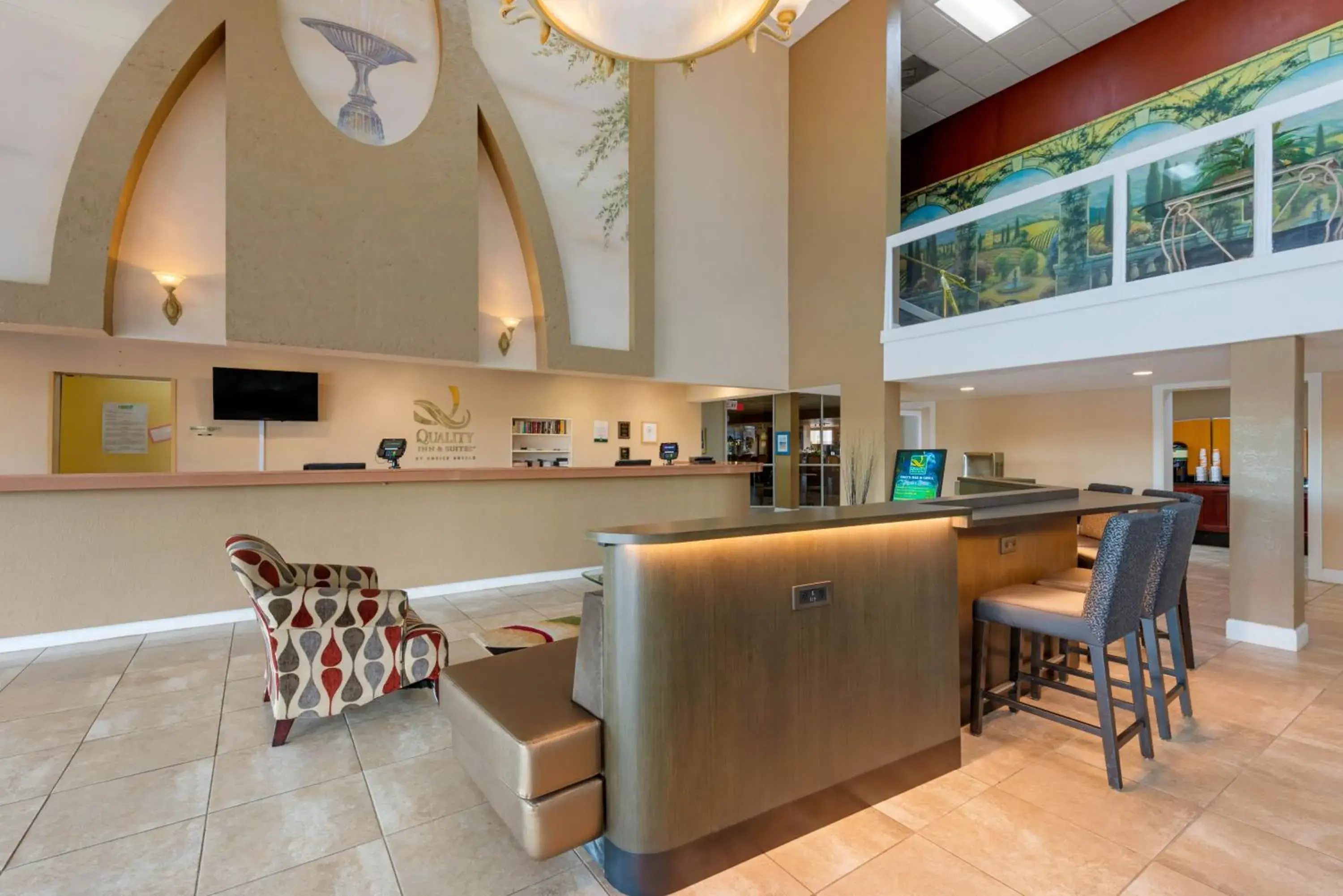 Lobby or reception in Quality Inn & Suites Conference Center Lobby or reception in Quality Inn & Suites Conference Center