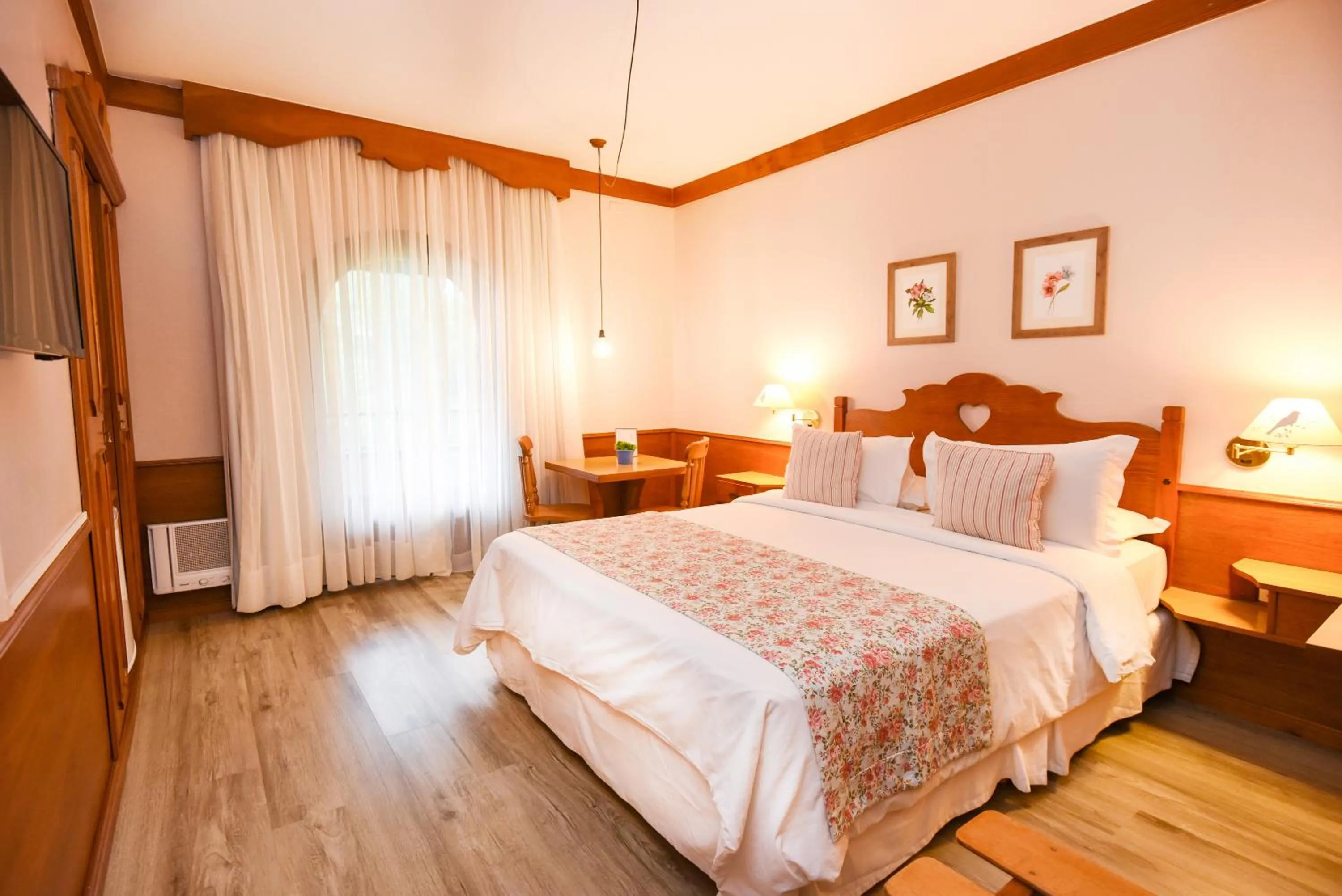 Bed in Hotel das Hortênsias