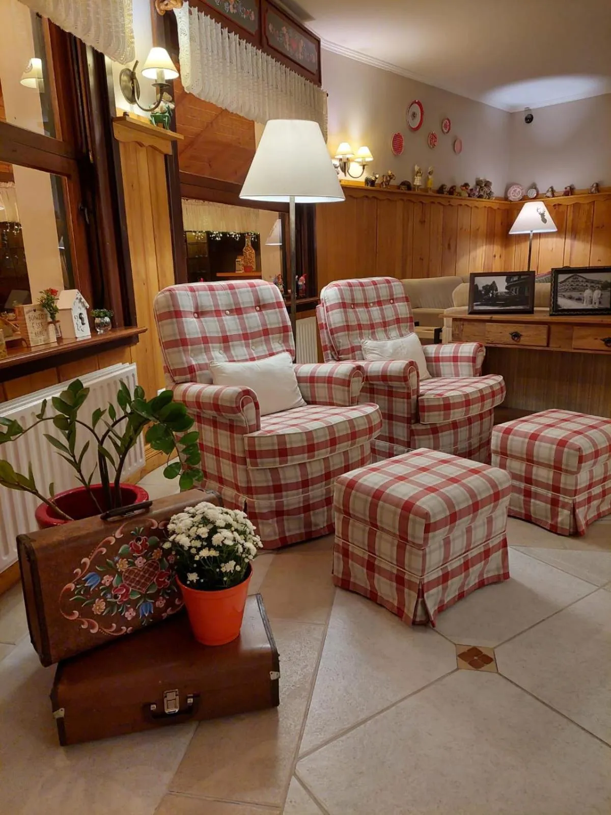 Seating area in Hotel das Hortênsias