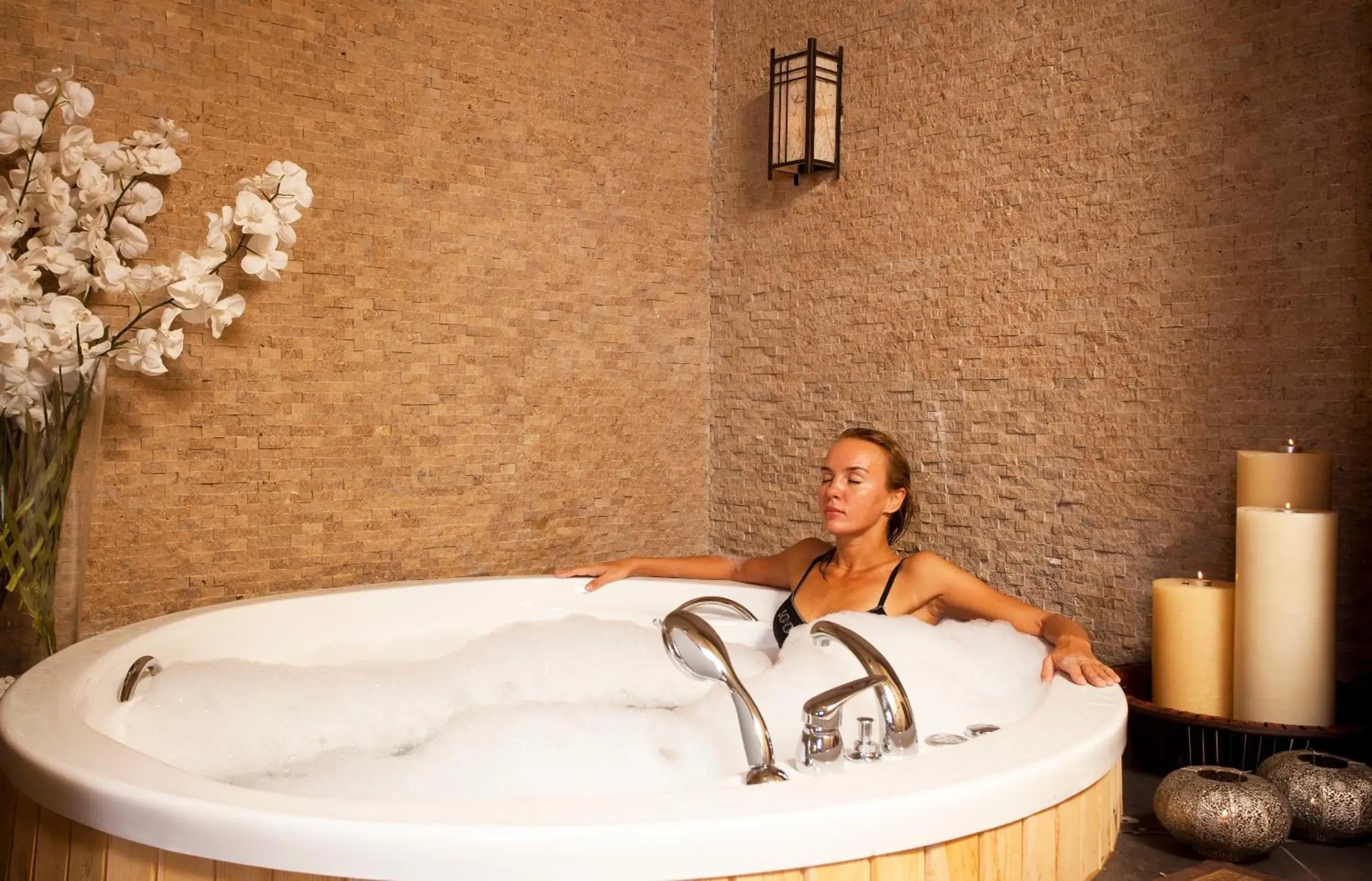 Sauna, Guests in Limak Atlantis Deluxe Hotel-2 Children Free up to Age 14