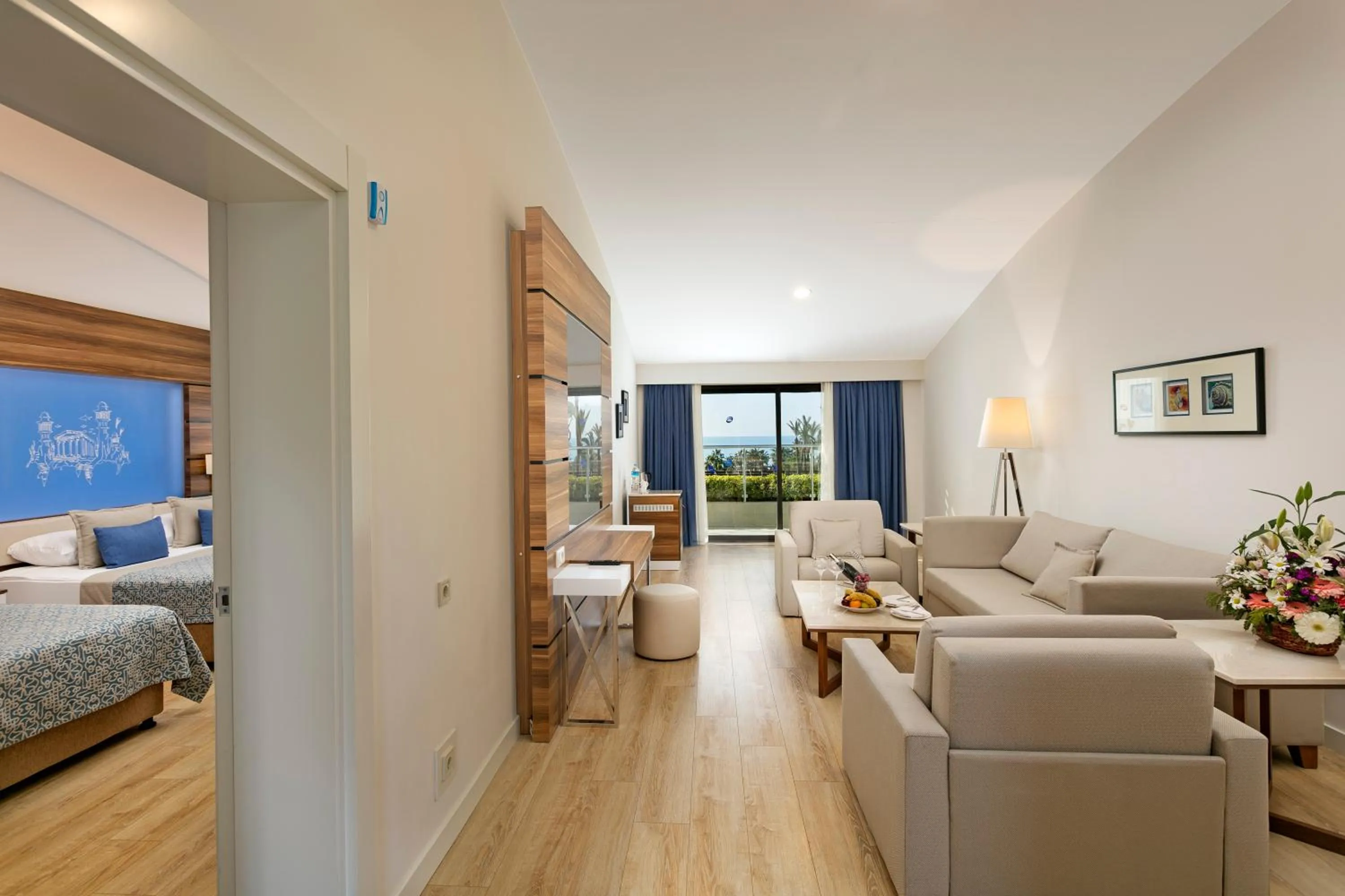 TV and multimedia, Bed in Limak Atlantis Deluxe Hotel Belek