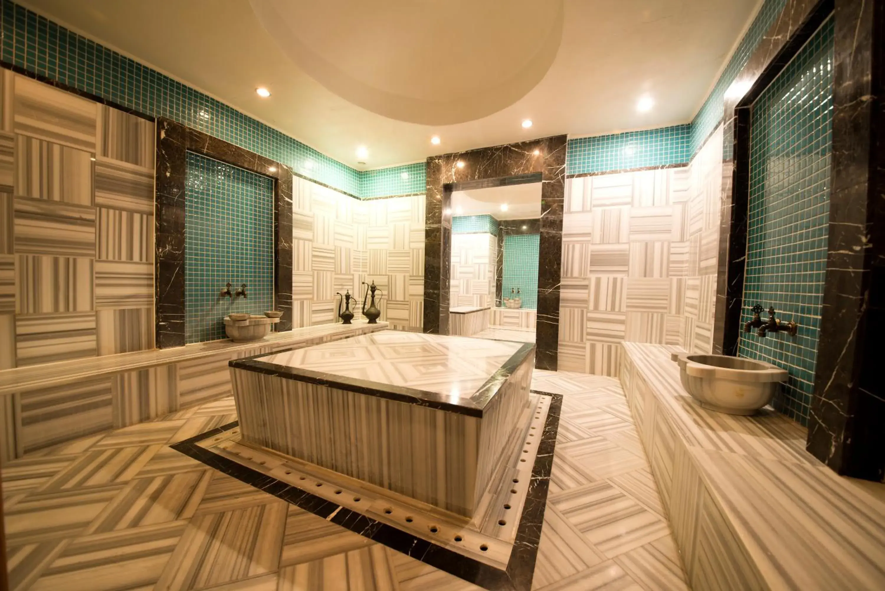 Steam room, Bathroom in Limak Atlantis Deluxe Hotel-2 Children Free up to Age 14