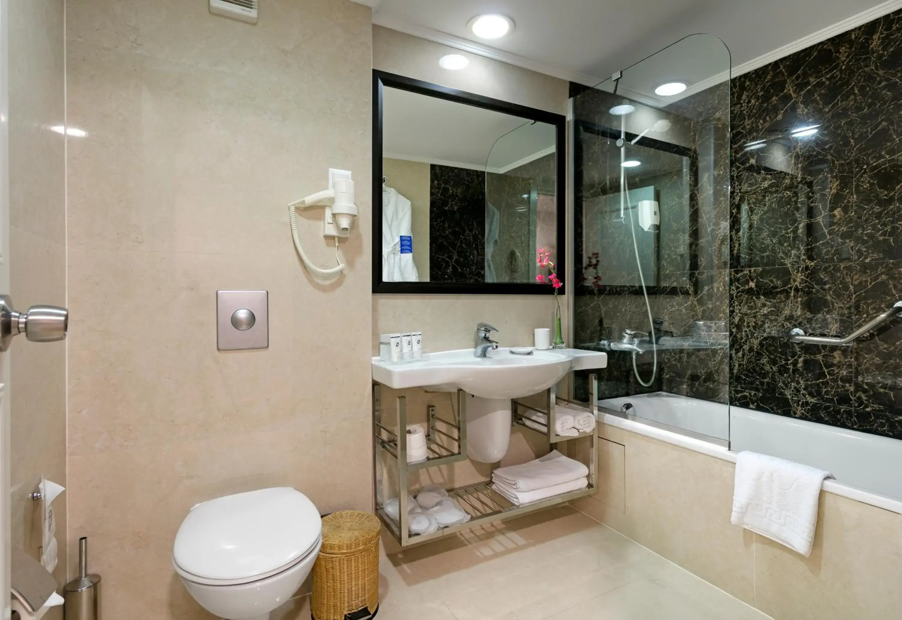 Bathroom in Limak Atlantis Deluxe Hotel-2 Children Free up to Age 14