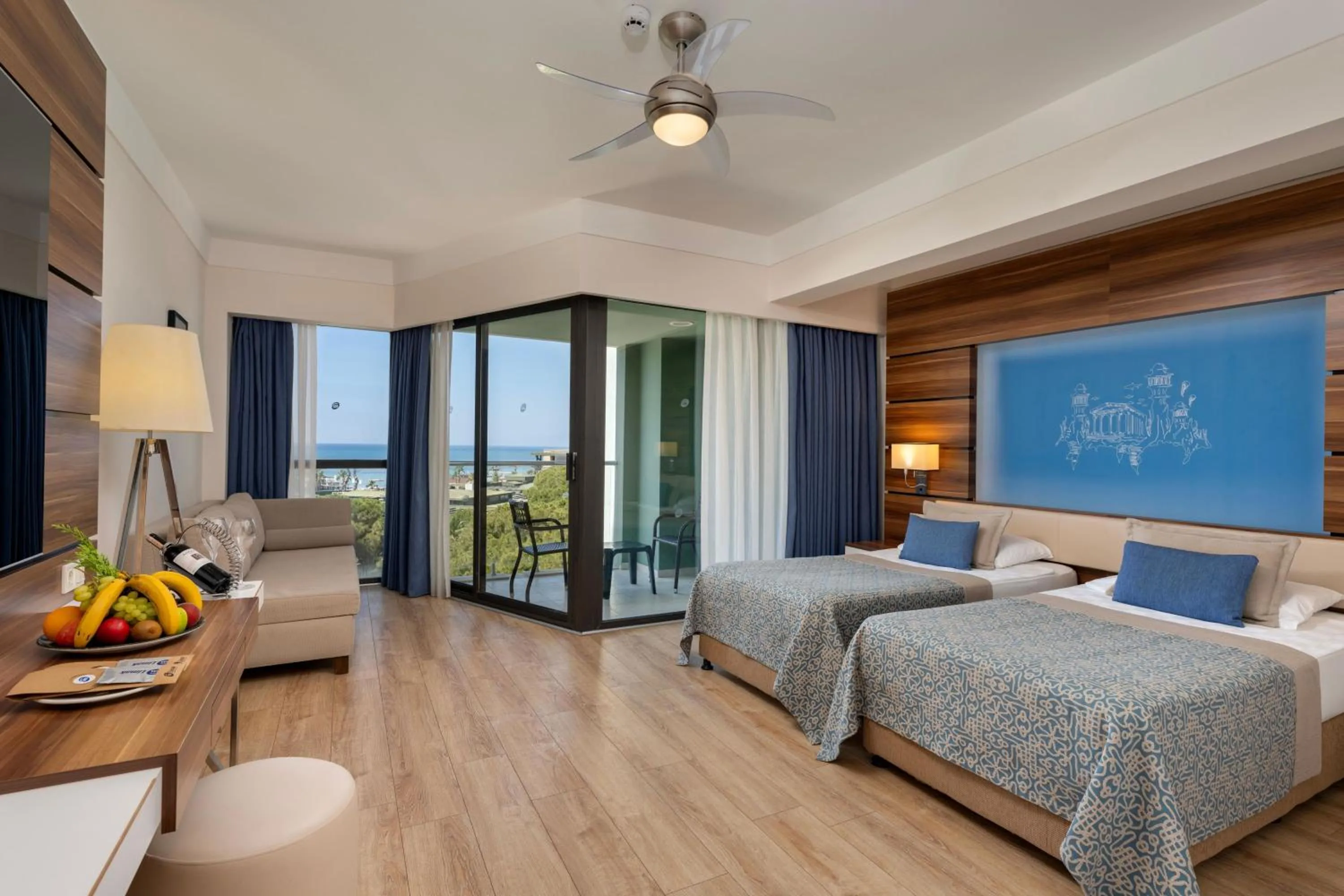 Bed in Limak Atlantis Deluxe Hotel Belek