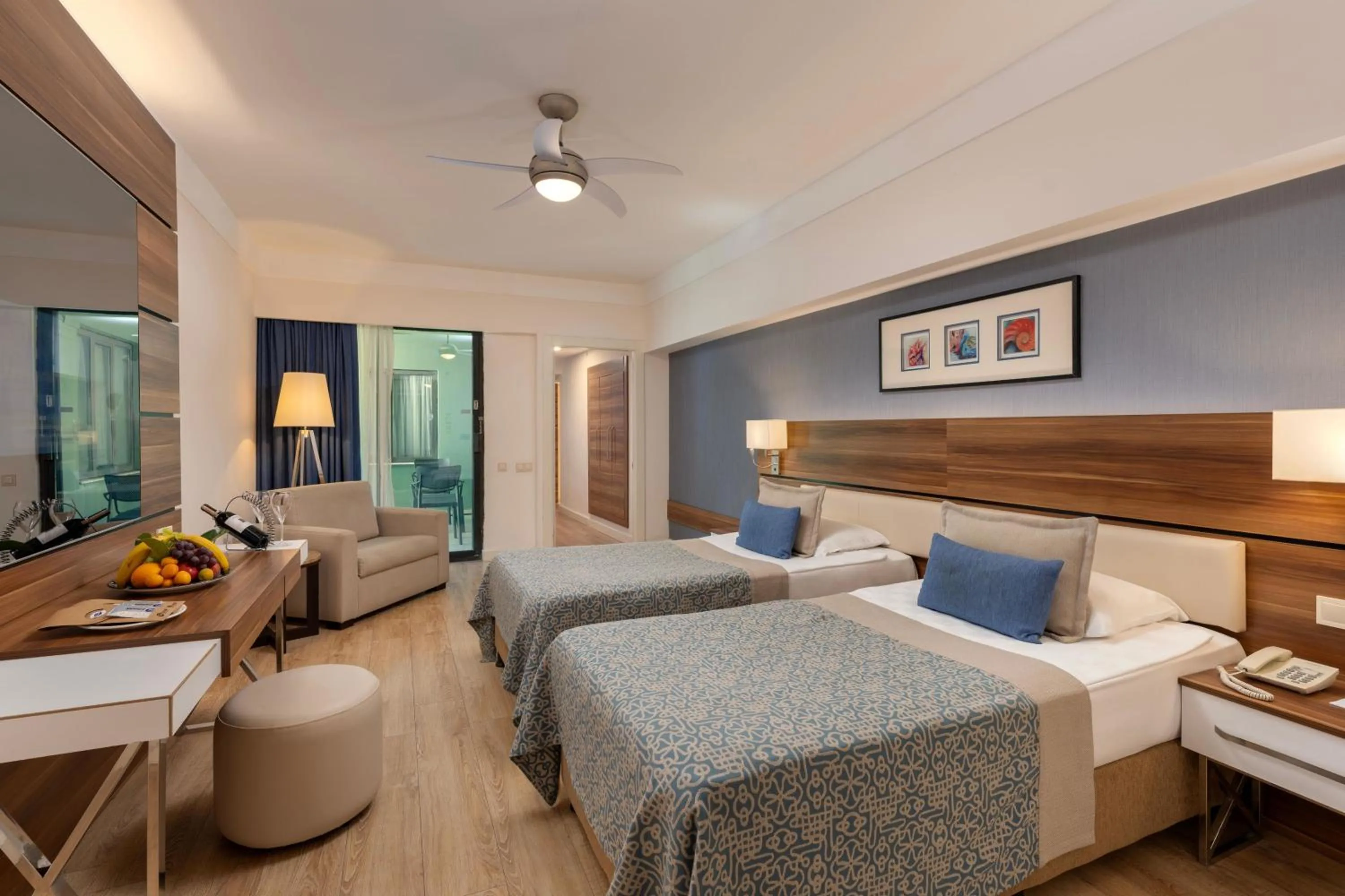 Bed in Limak Atlantis Deluxe Hotel Belek