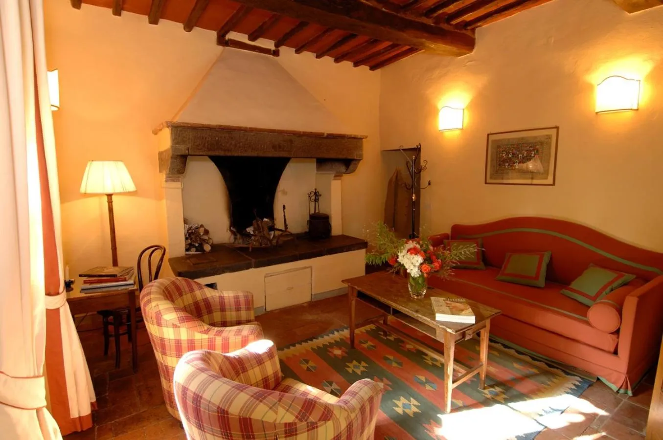 Living room in Castello Di Gargonza