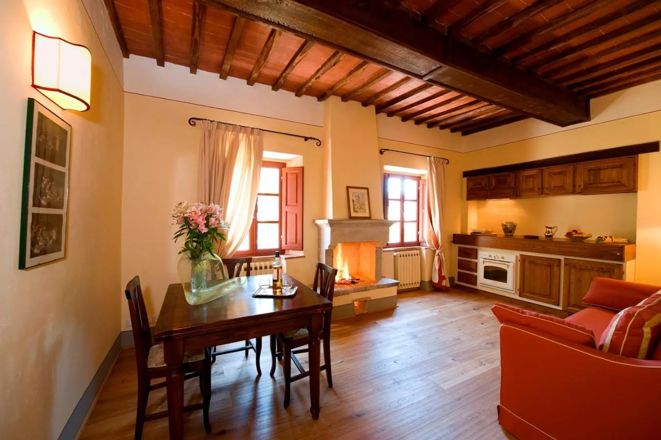 Living room in Castello Di Gargonza