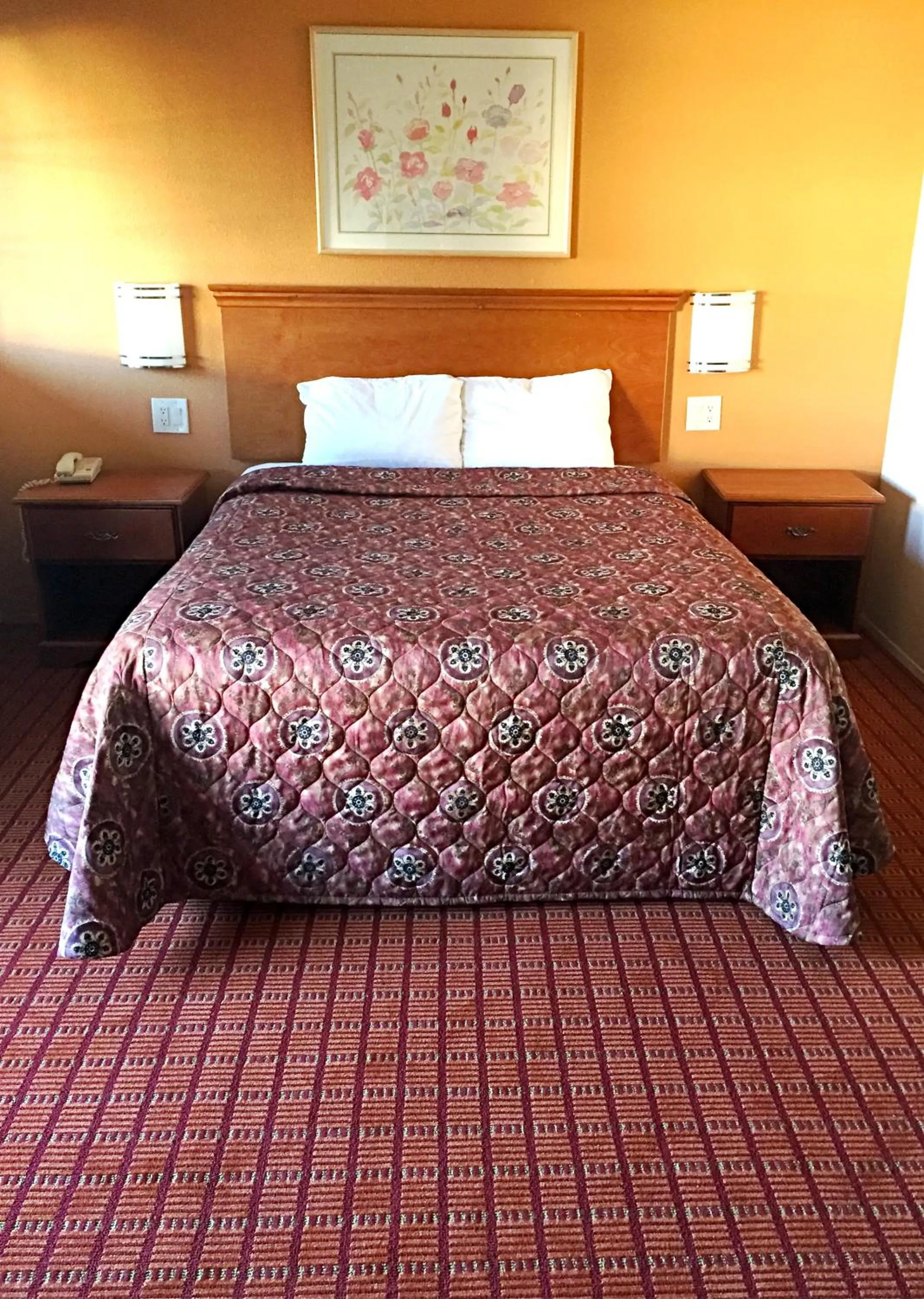 Bedroom, Bed in Harvey's Motel SDSU La Mesa San Diego