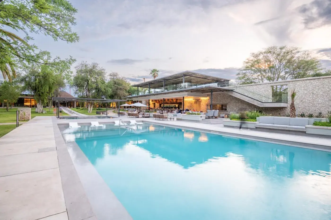Swimming pool in Mokuti Etosha Swimming pool in Mokuti Etosha