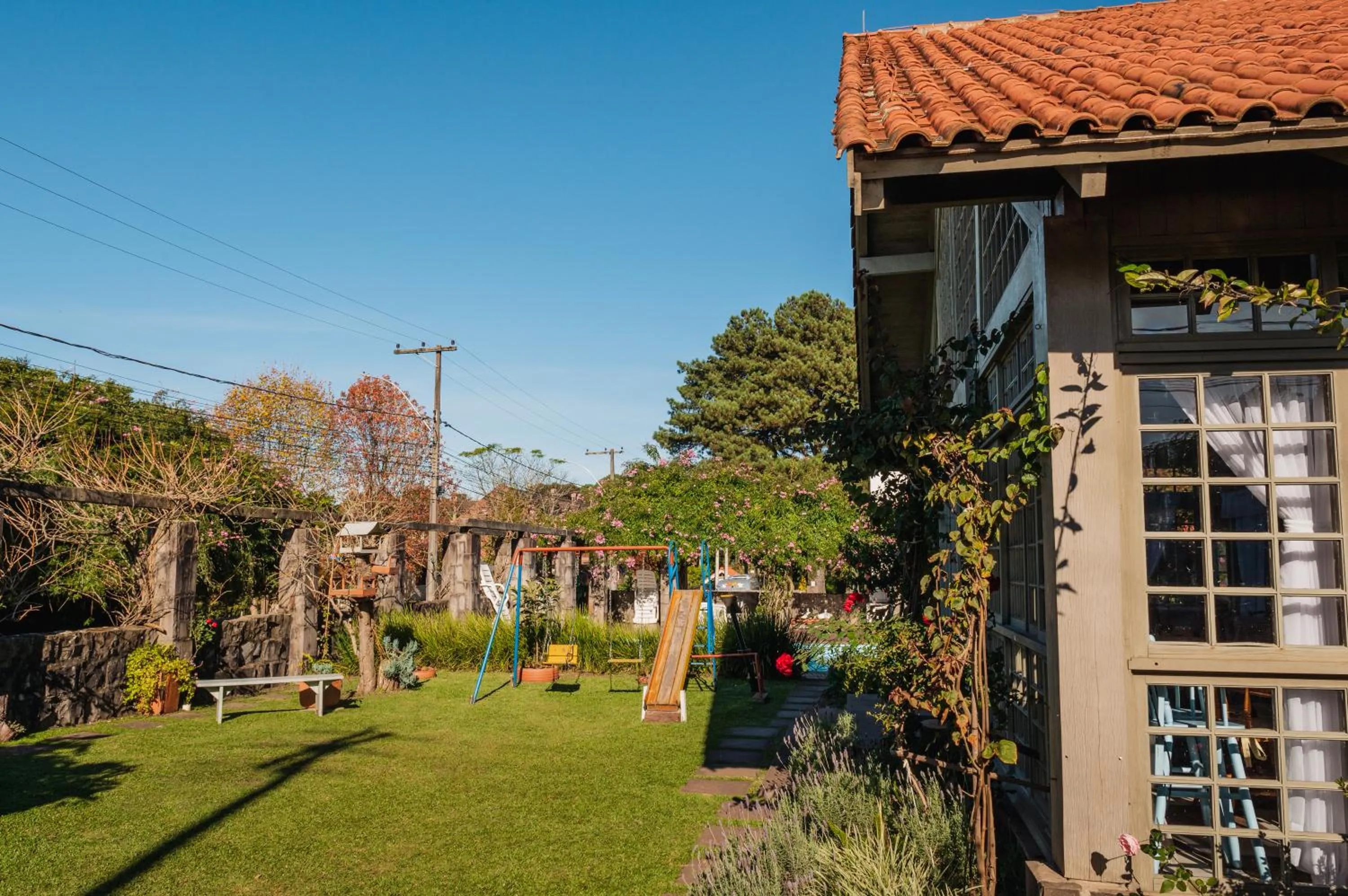 Garden in Pousada Casa Rosa