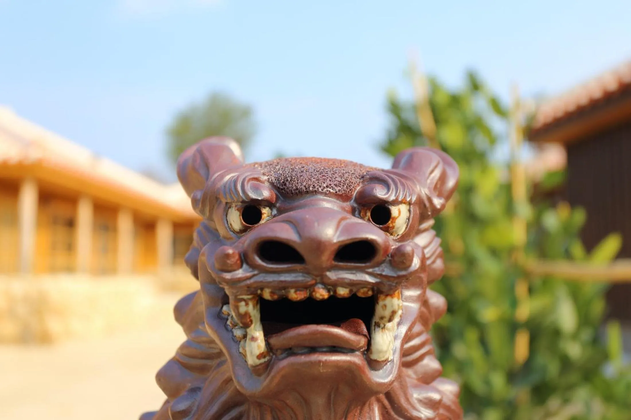 Decorative detail in Tabinoteitaku Okinawa Nakijin HOMANN CONCEPT