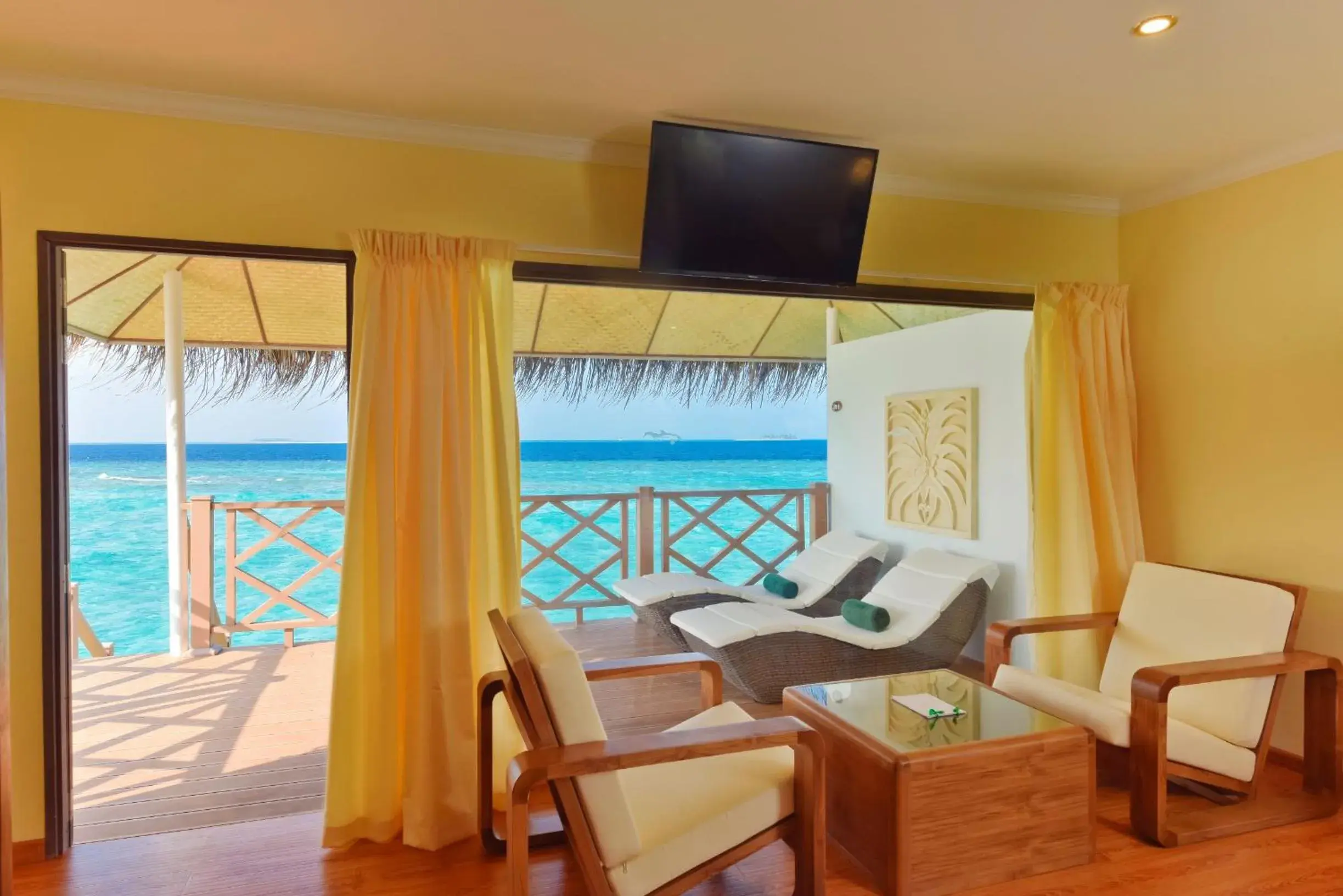 Sea view in Dreamland Maldives Resort Sea view in Dreamland Maldives Resort