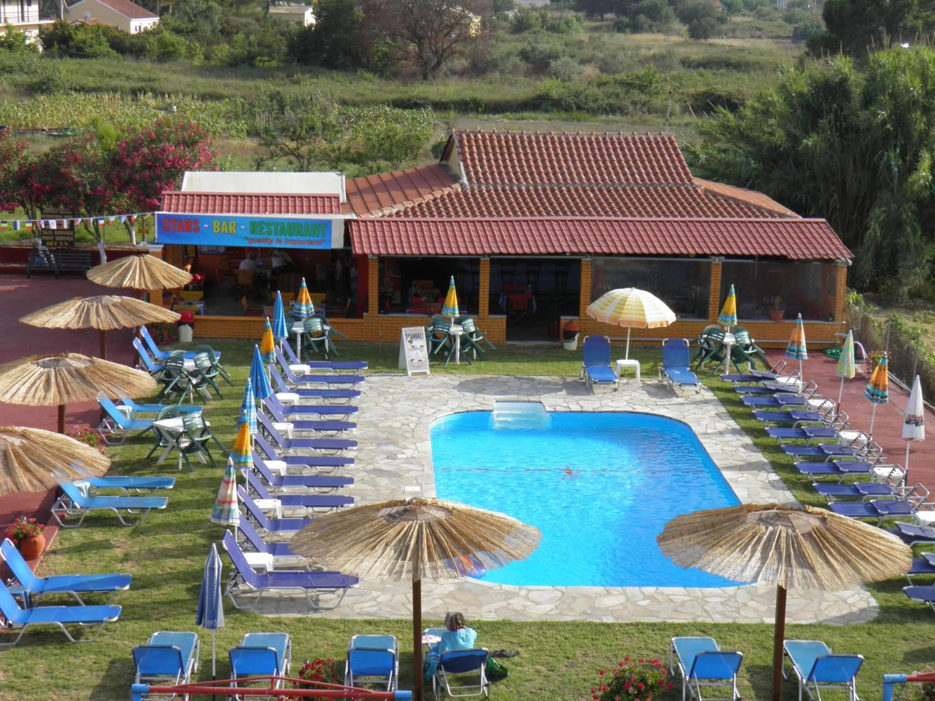 Pool view in Stars Hotel