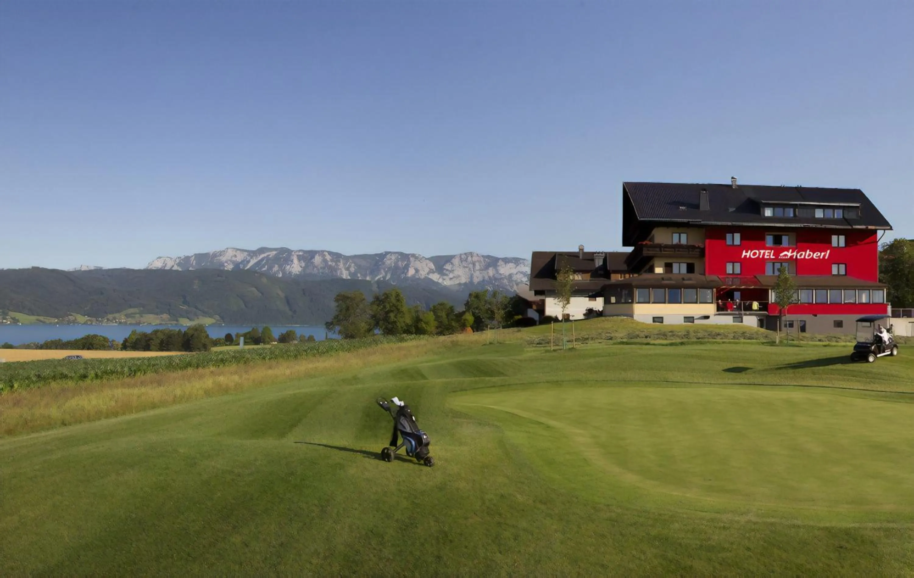 Golfcourse in Hotel Haberl - Attersee