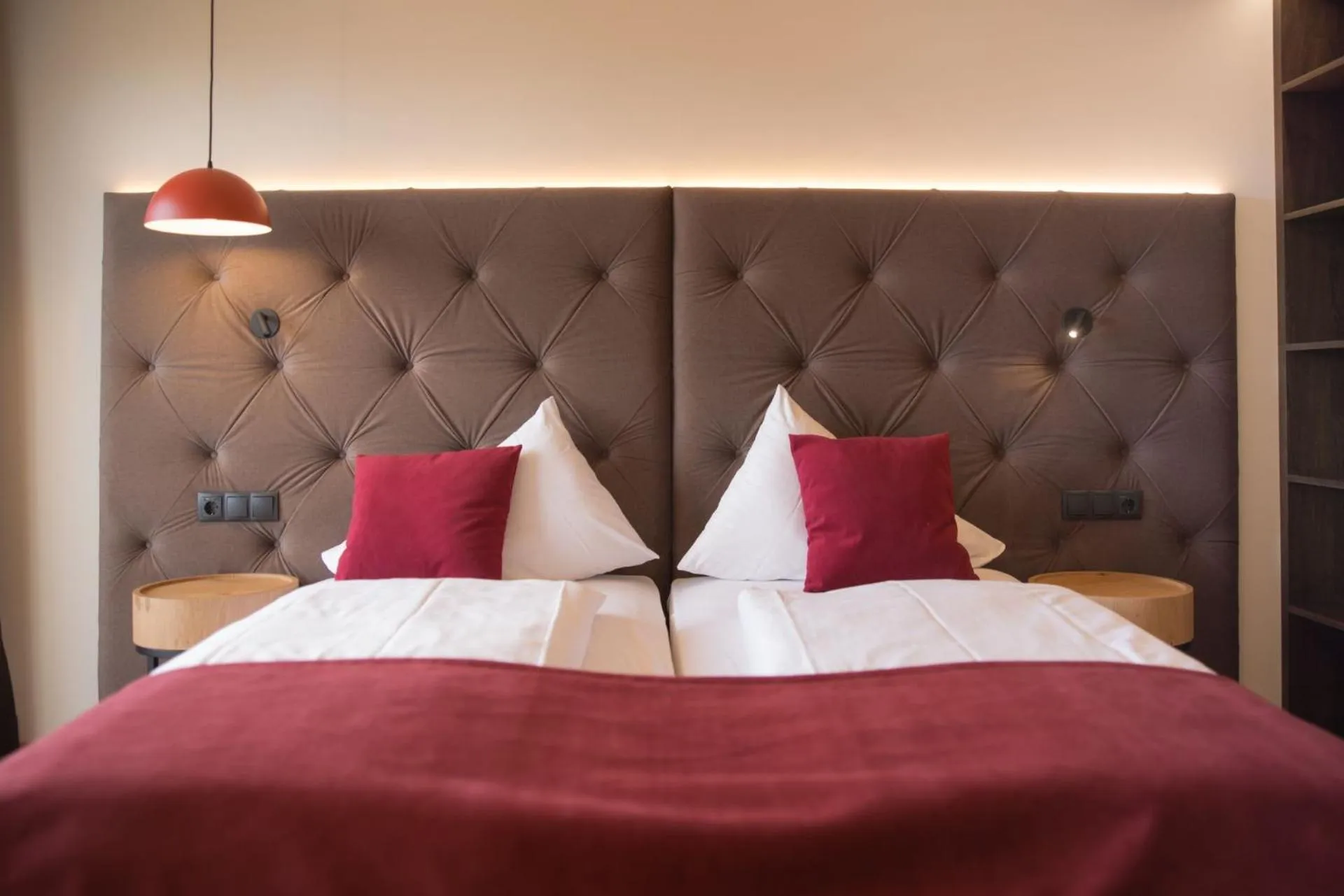 Decorative detail, Bed in Hotel Haberl - Attersee