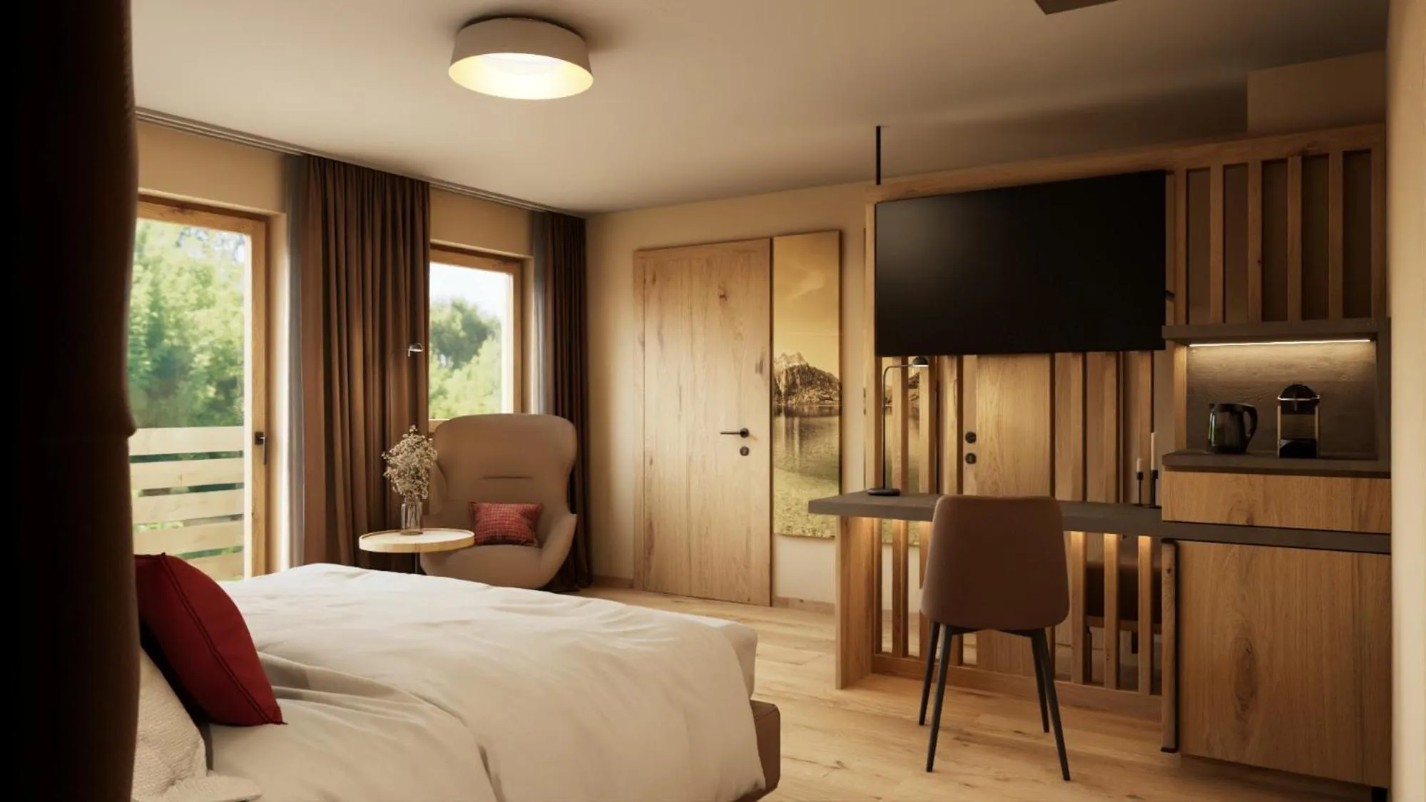 Photo of the whole room, Bed in Hotel Haberl - Attersee