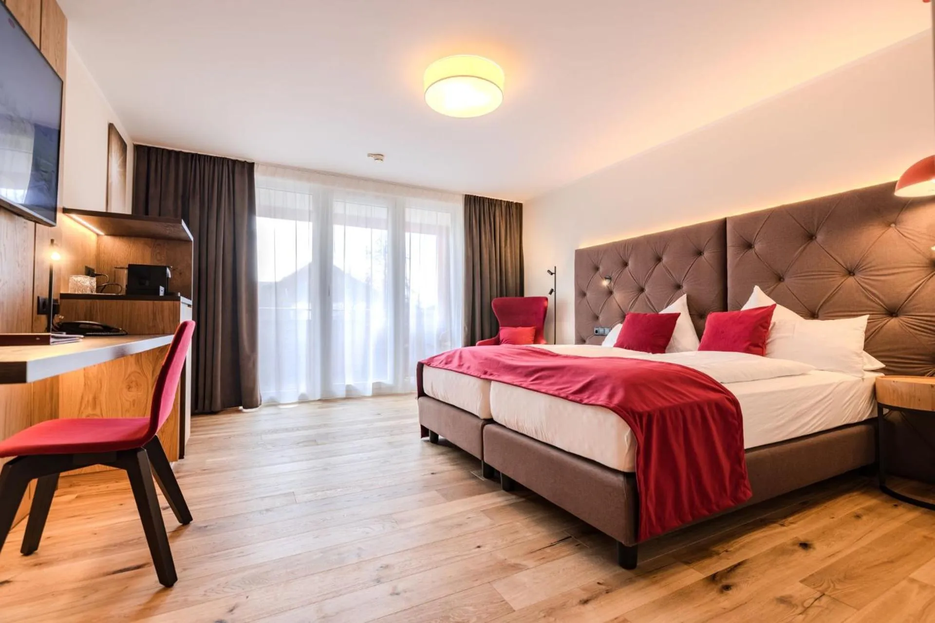 Bed in Hotel Haberl - Attersee