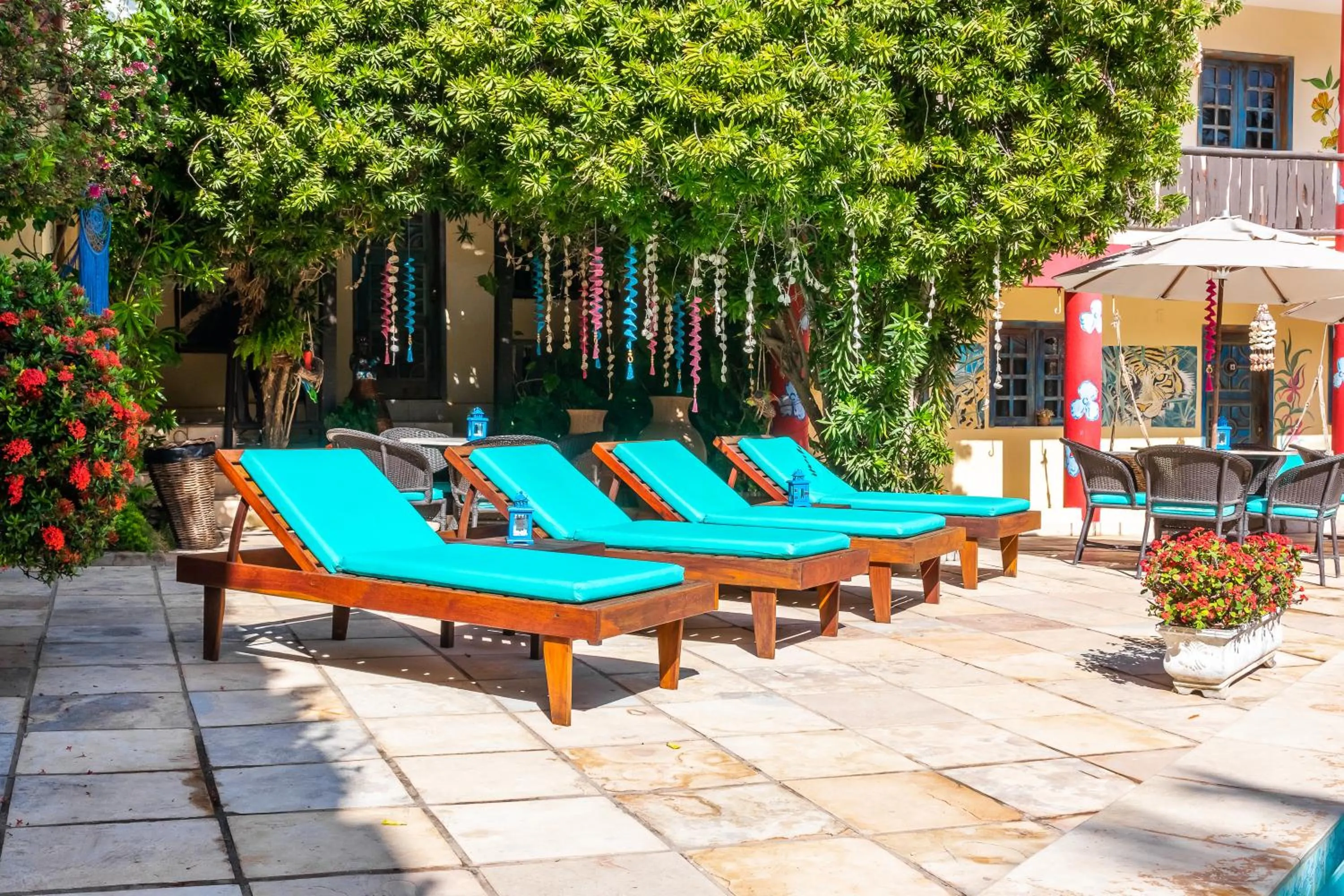Patio in Hotel de Charme Castelinho