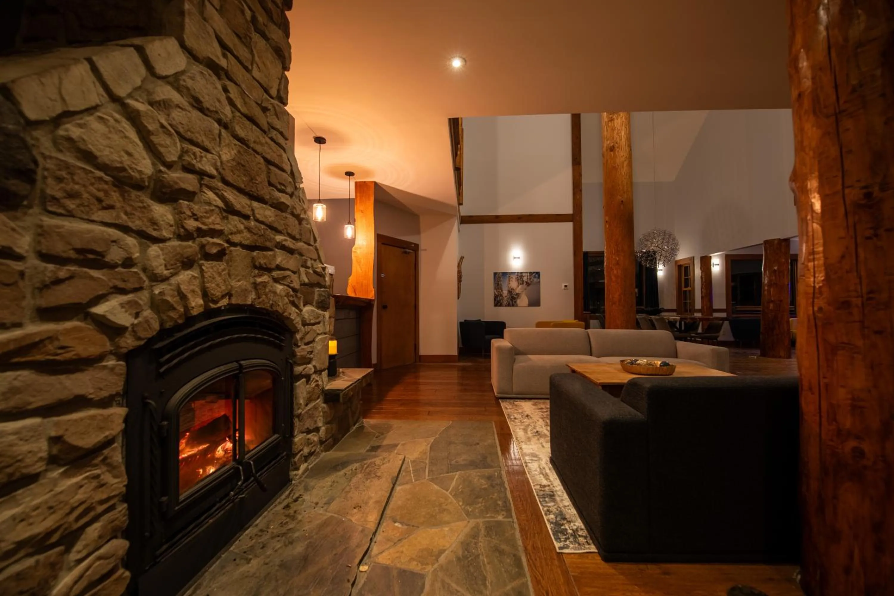 Living room in Winston Lodge