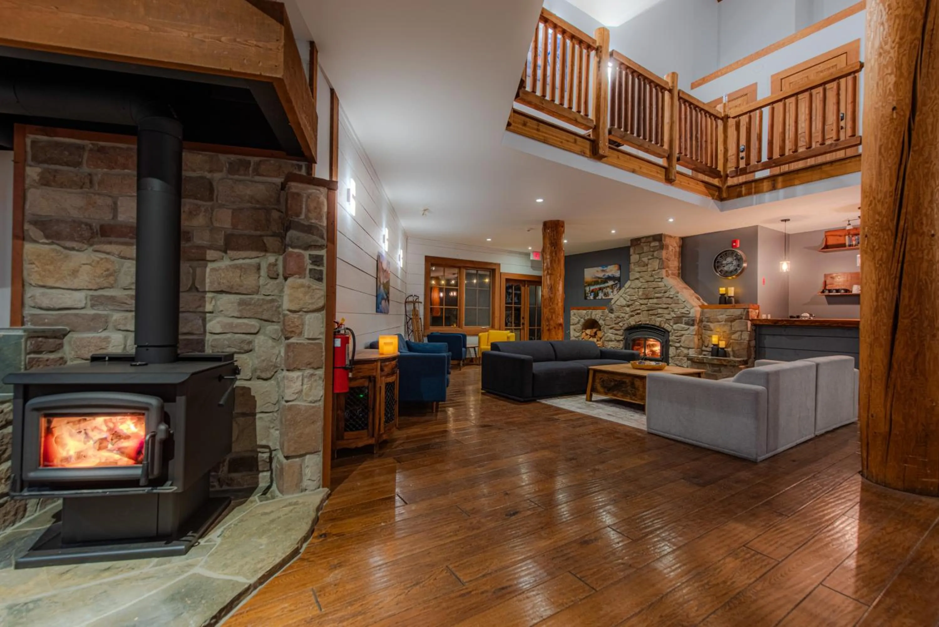 Living room in Winston Lodge