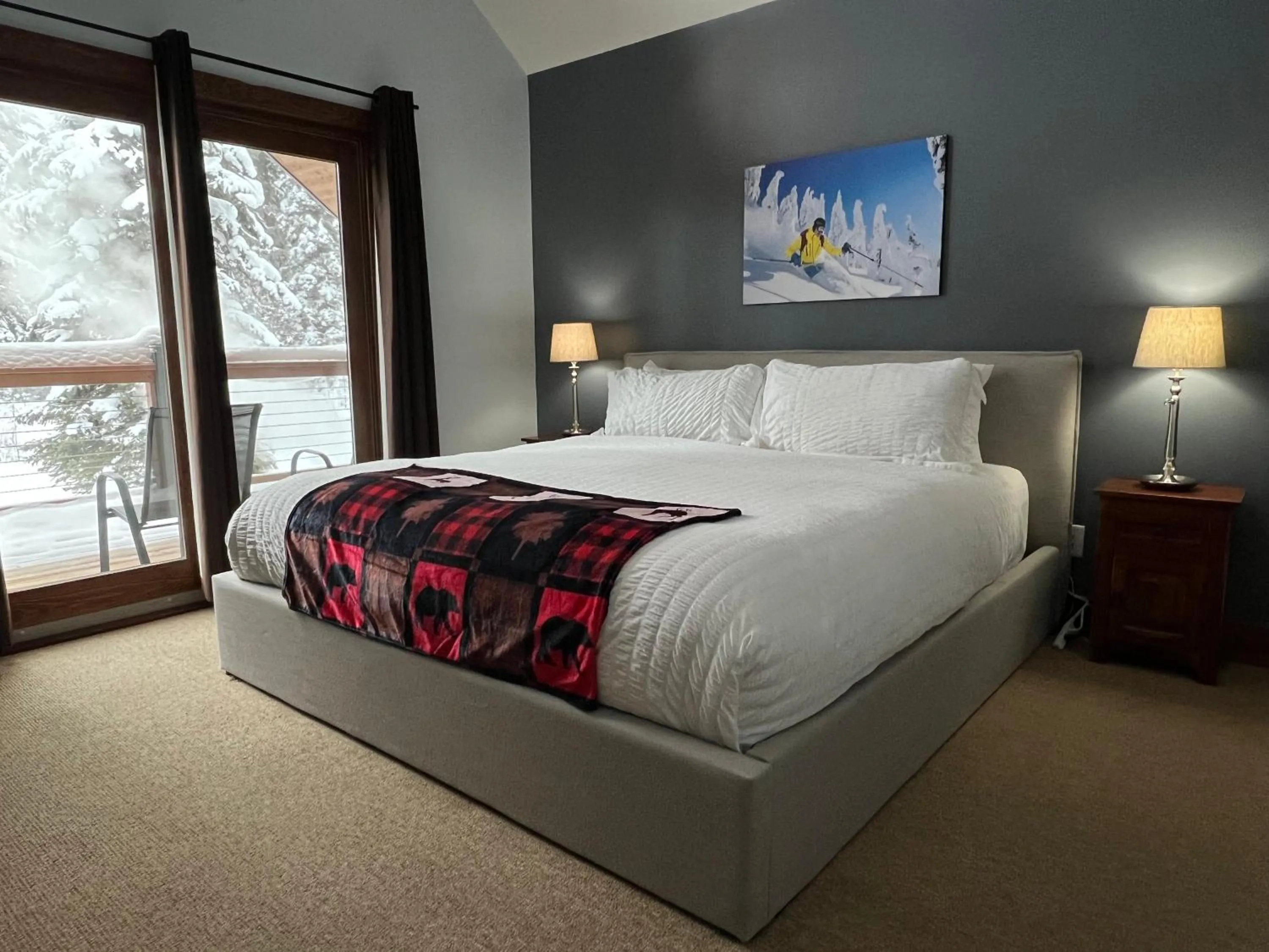 Bed in Winston Lodge