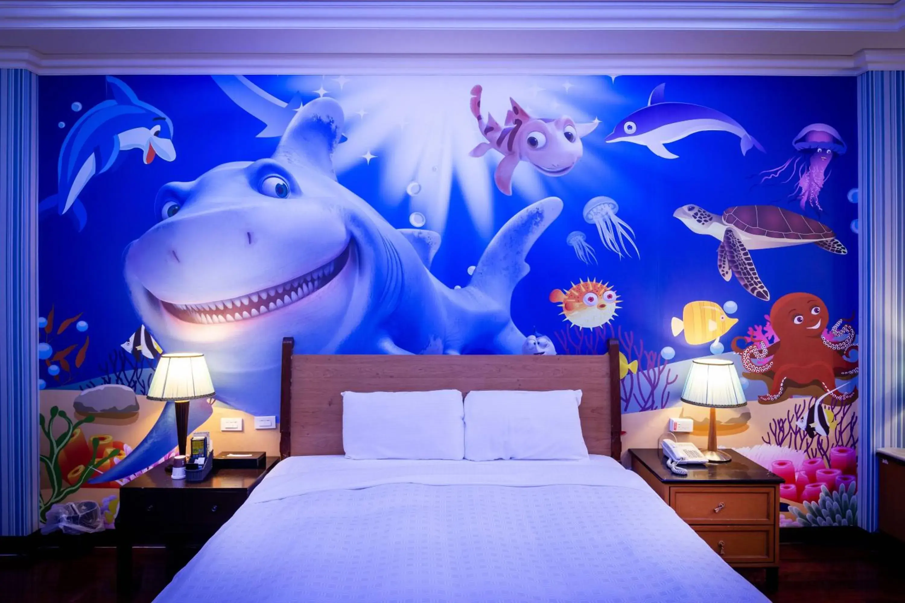 Bed in 國妃鷹堡時尚健康館King & Princess Motel Bed in 國妃鷹堡時尚健康館King & Princess Motel