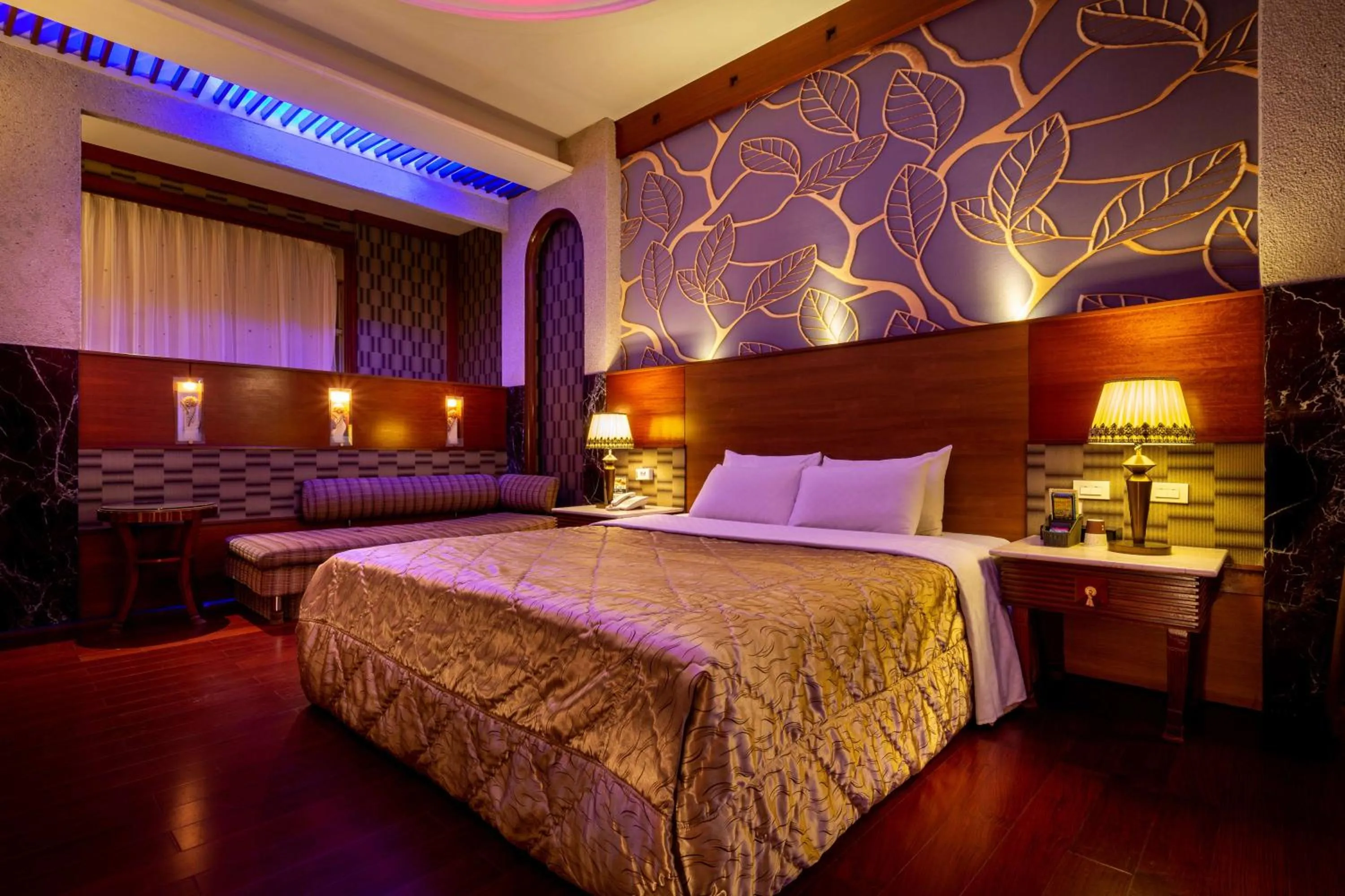 Bedroom, Bed in 國妃鷹堡時尚健康館King & Princess Motel