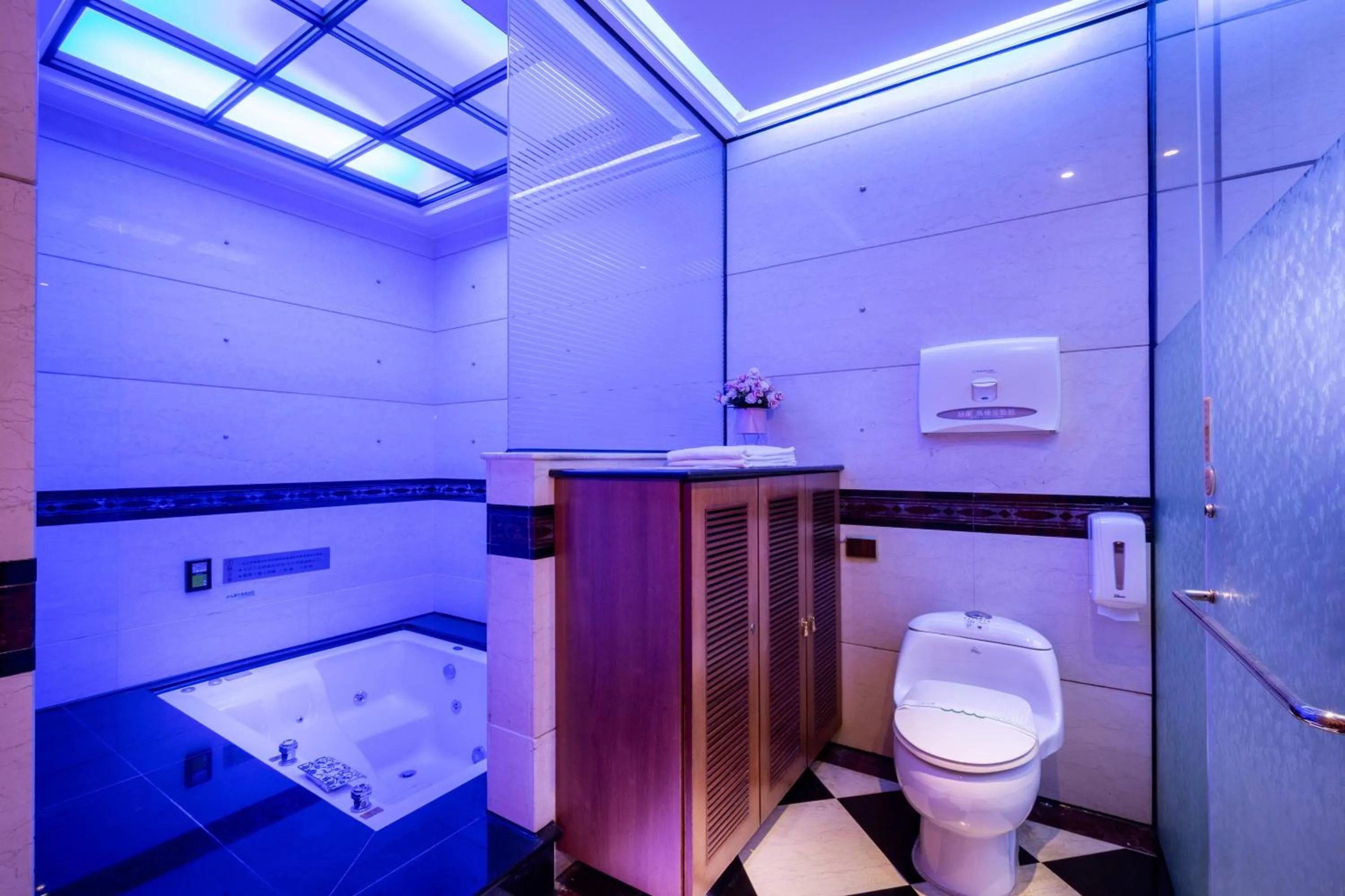 Toilet in 國妃鷹堡時尚健康館King & Princess Motel