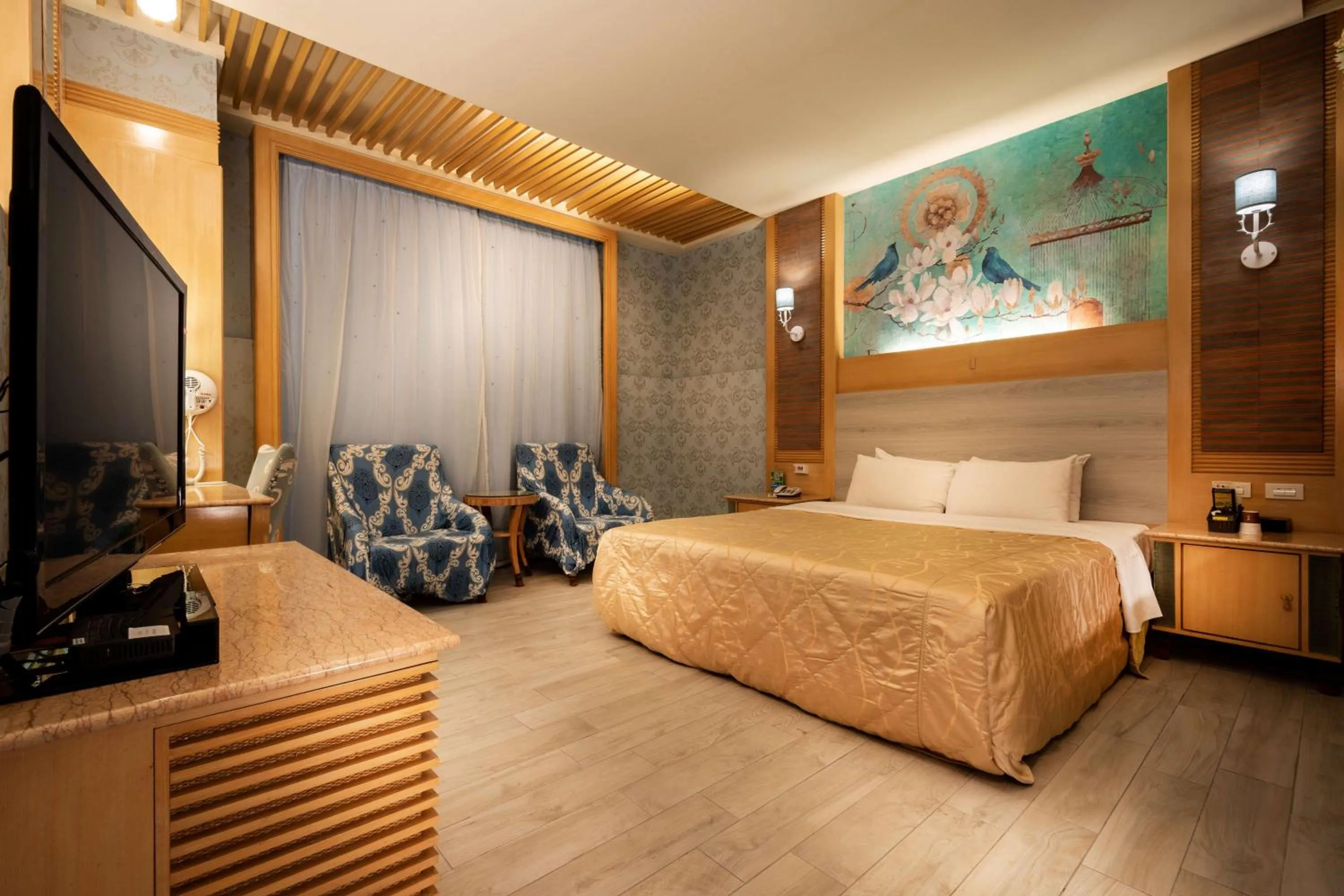 Photo of the whole room, Bed in 國妃鷹堡時尚健康館King & Princess Motel