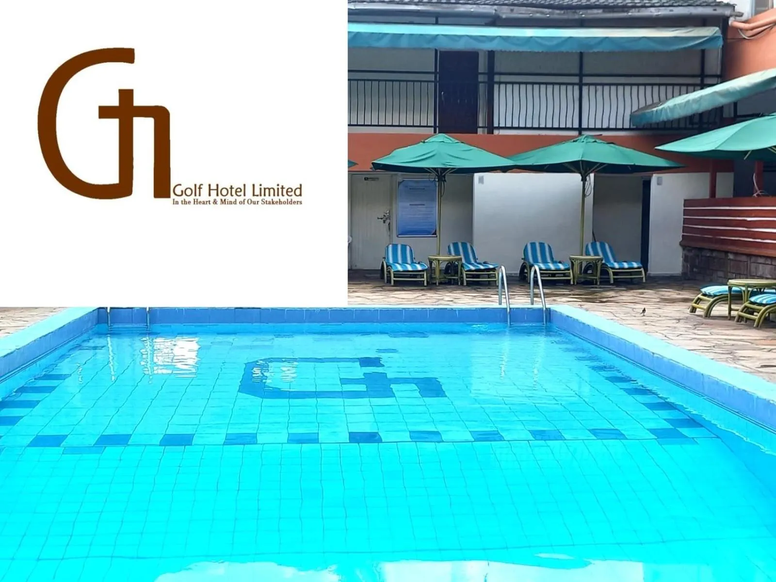 Swimming pool in Golf Hotel Kakamega