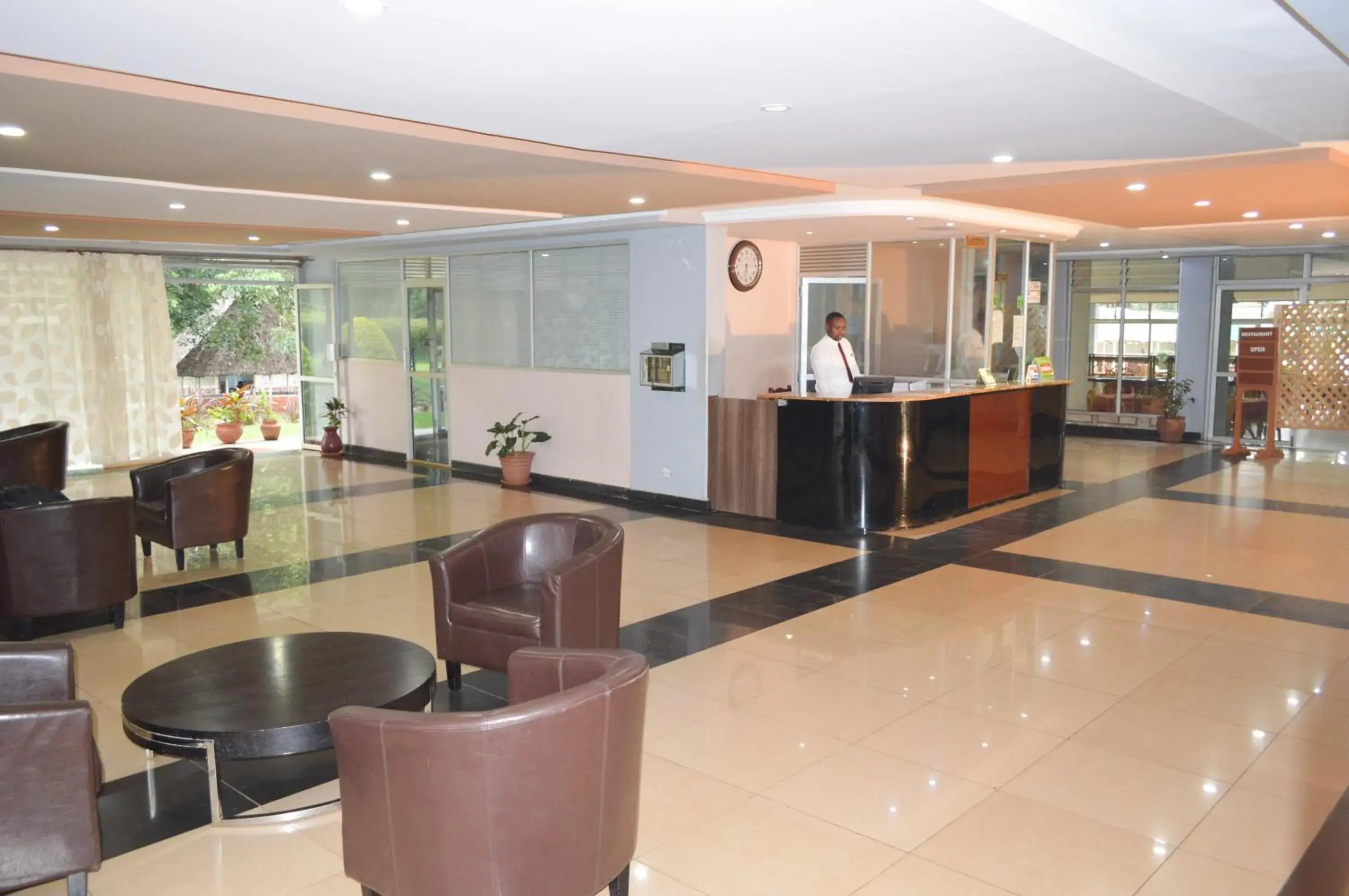 Lobby or reception in Golf Hotel Kakamega Lobby or reception in Golf Hotel Kakamega