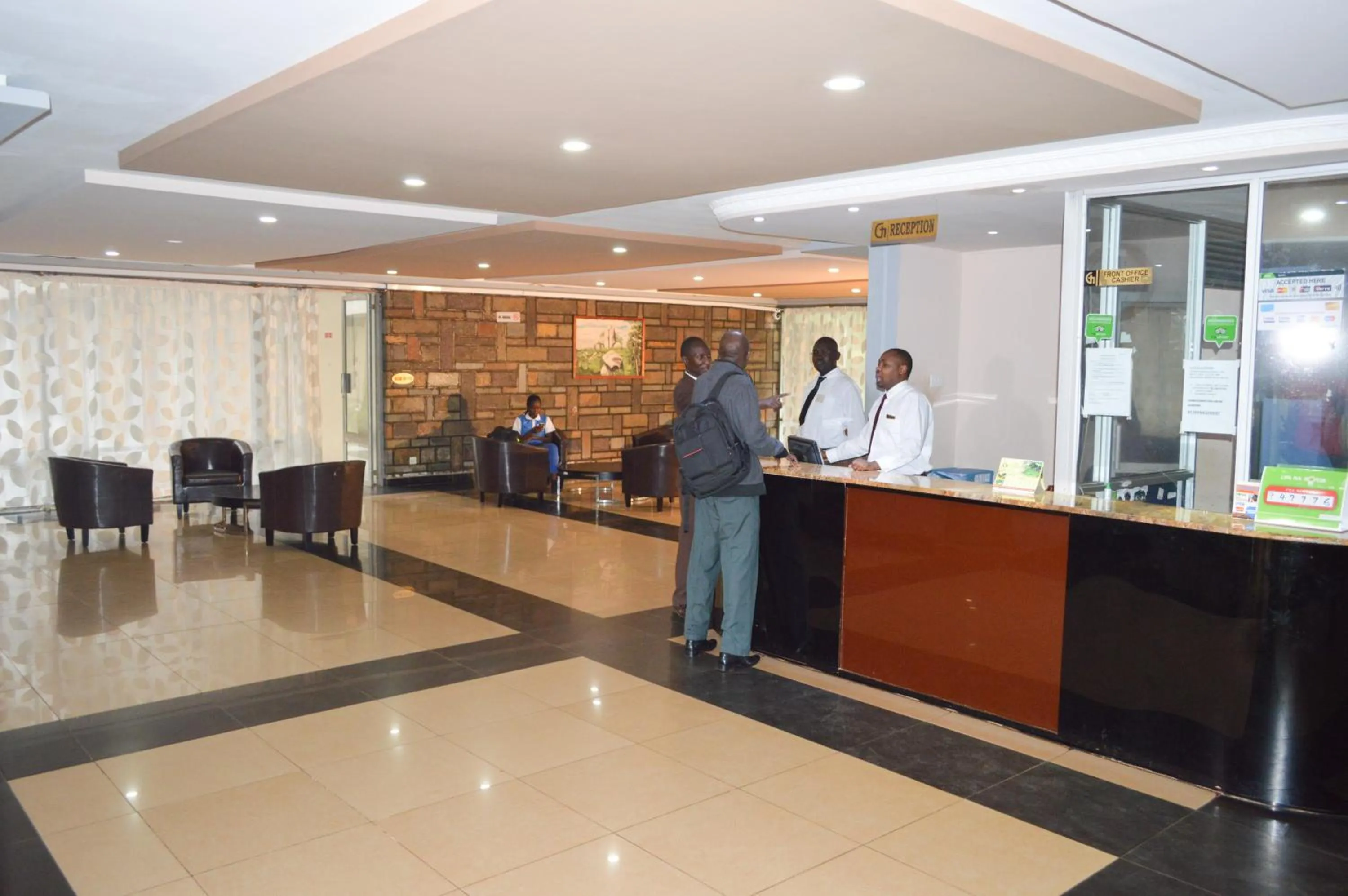 Lobby or reception in Golf Hotel Kakamega