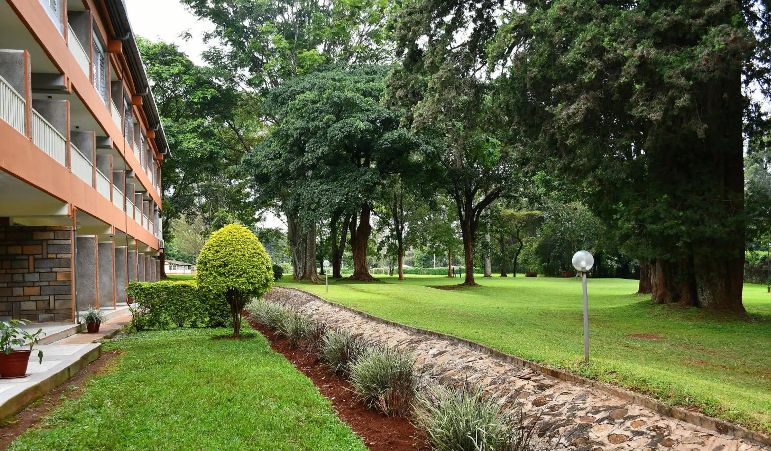 Inner courtyard view in Golf Hotel Kakamega Inner courtyard view in Golf Hotel Kakamega