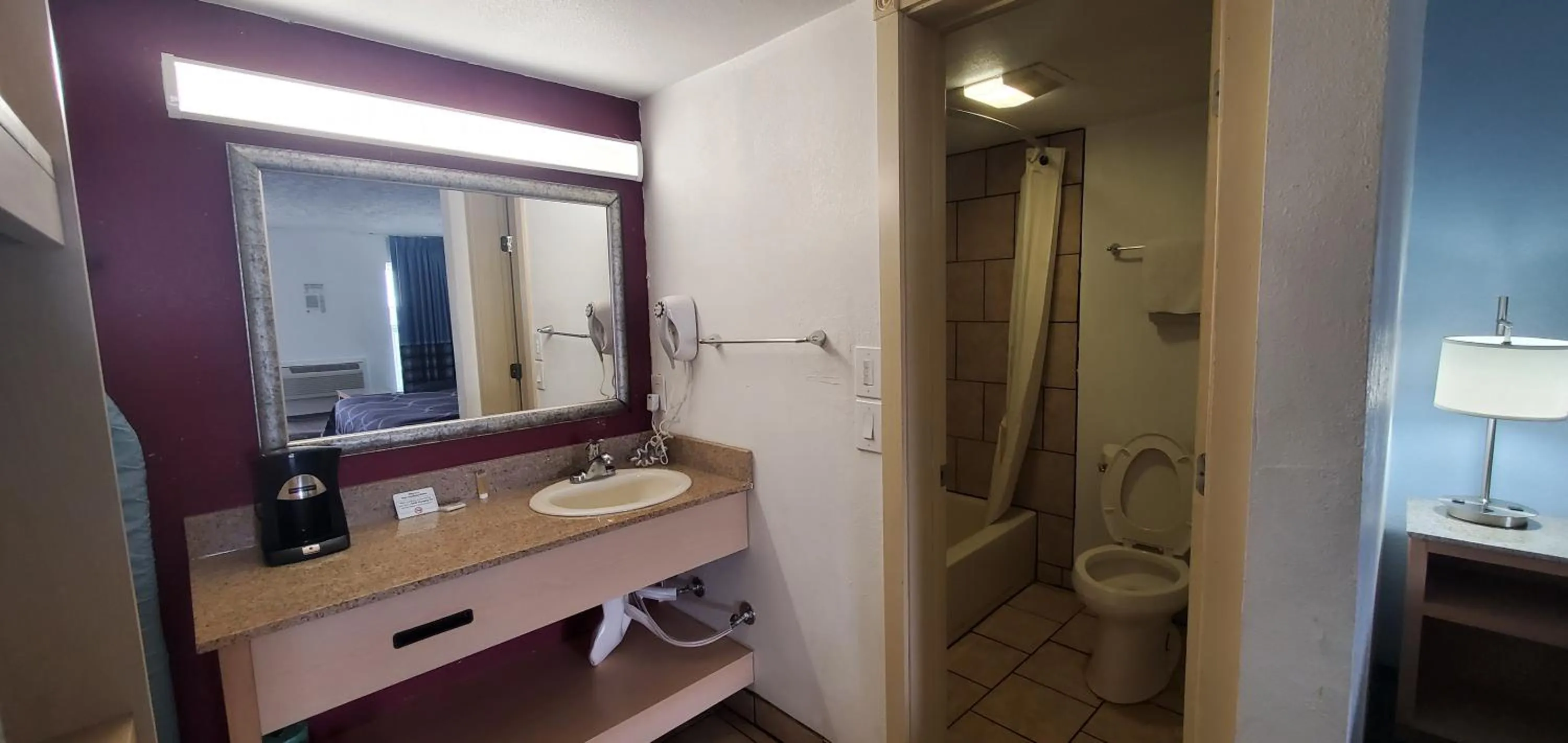 Bathroom in Super 8 by Wyndham City of Moore