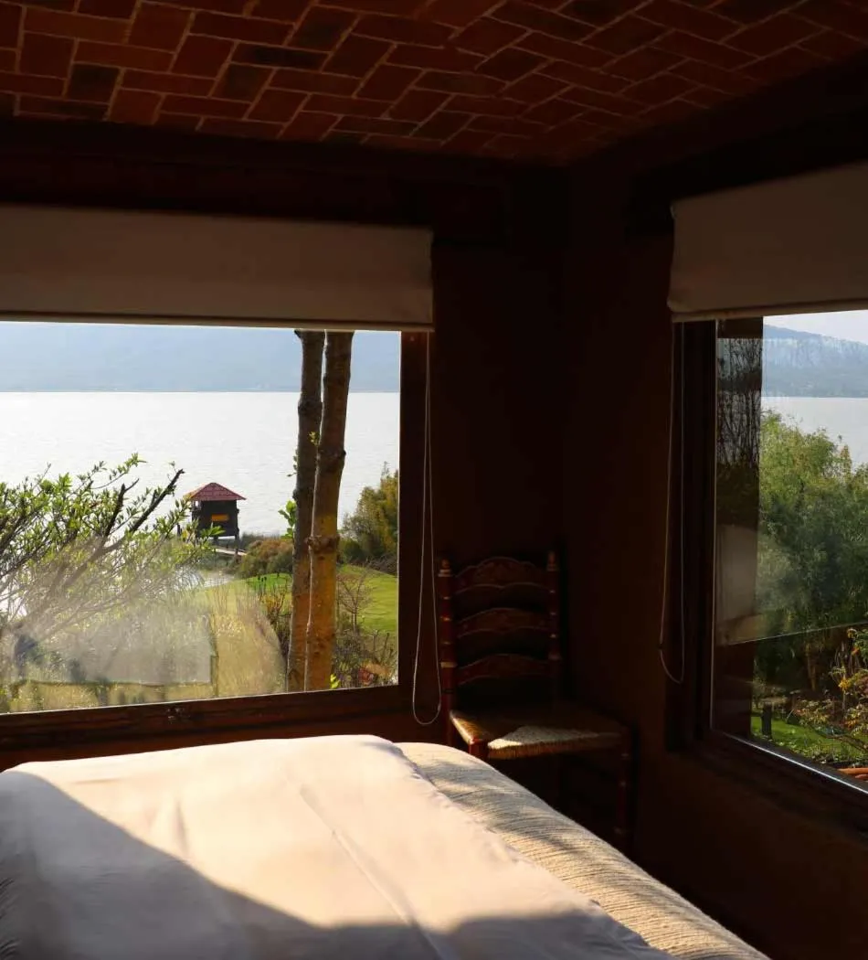 Bed in Hacienda Ucazanaztacua