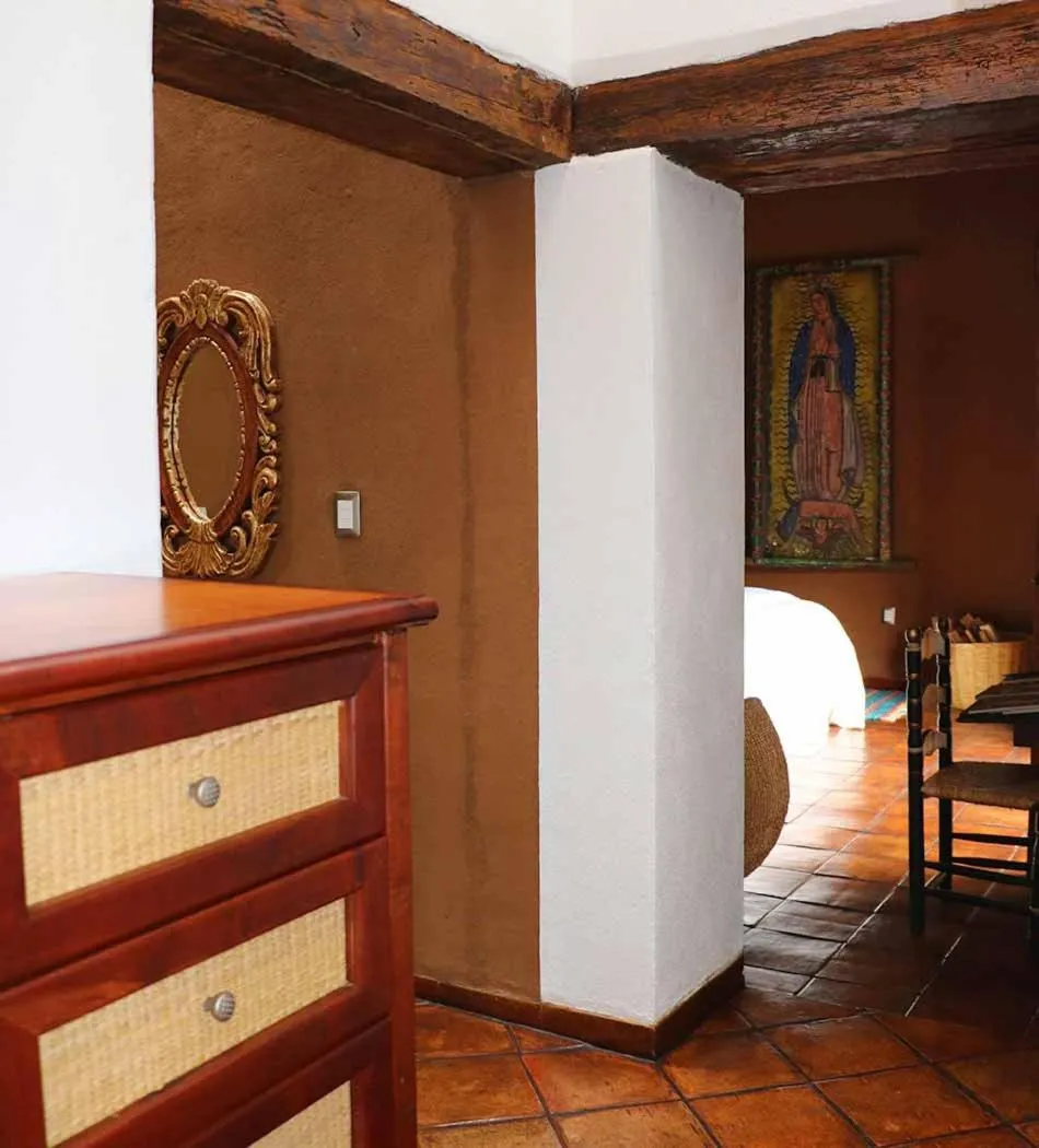 Photo of the whole room, Bed in Hacienda Ucazanaztacua