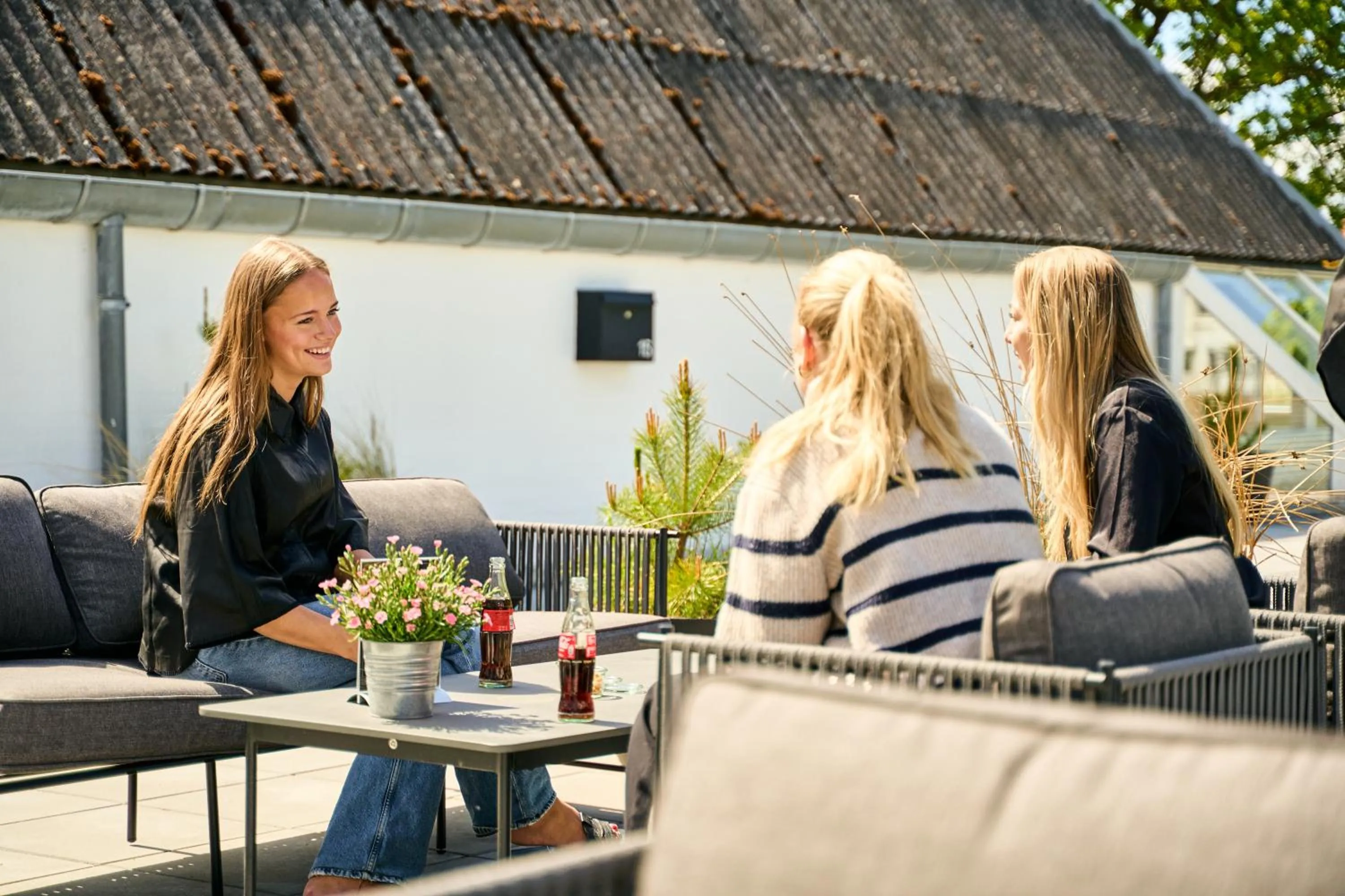 Seating area in Hotel Hvide Klit