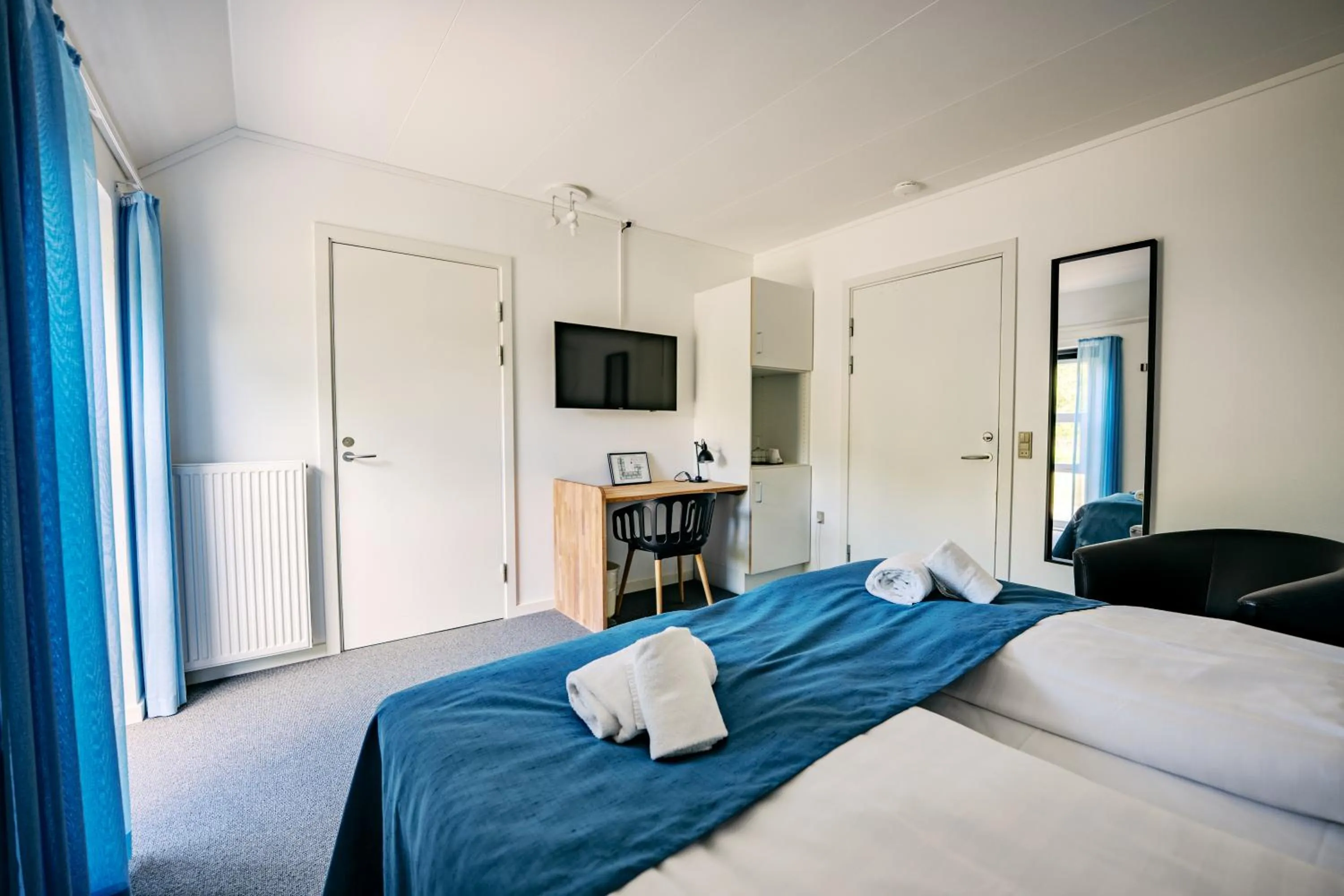 Bedroom, Bed in Hotel Hvide Klit