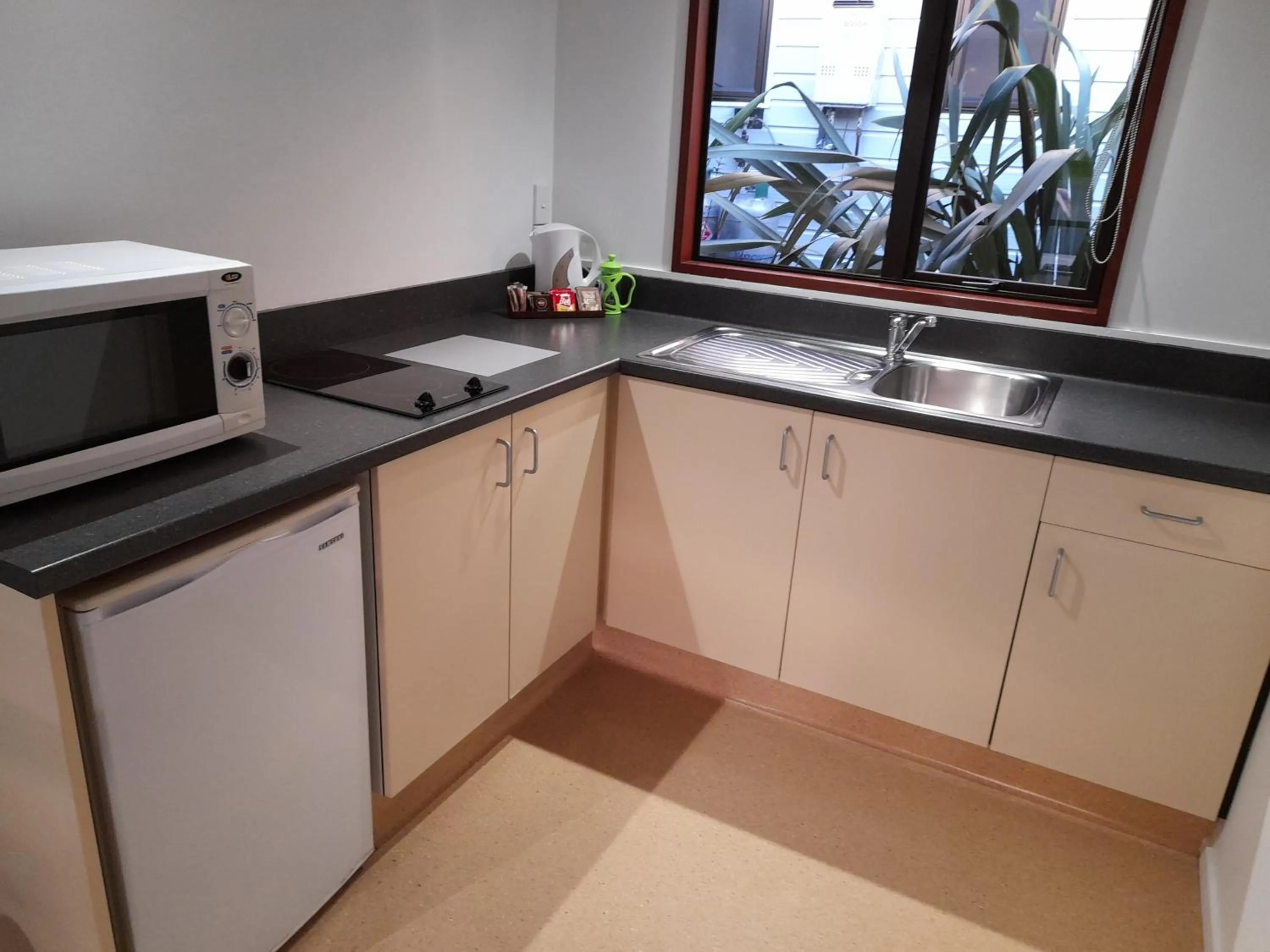Kitchen or kitchenette in Lake Matheson Motel