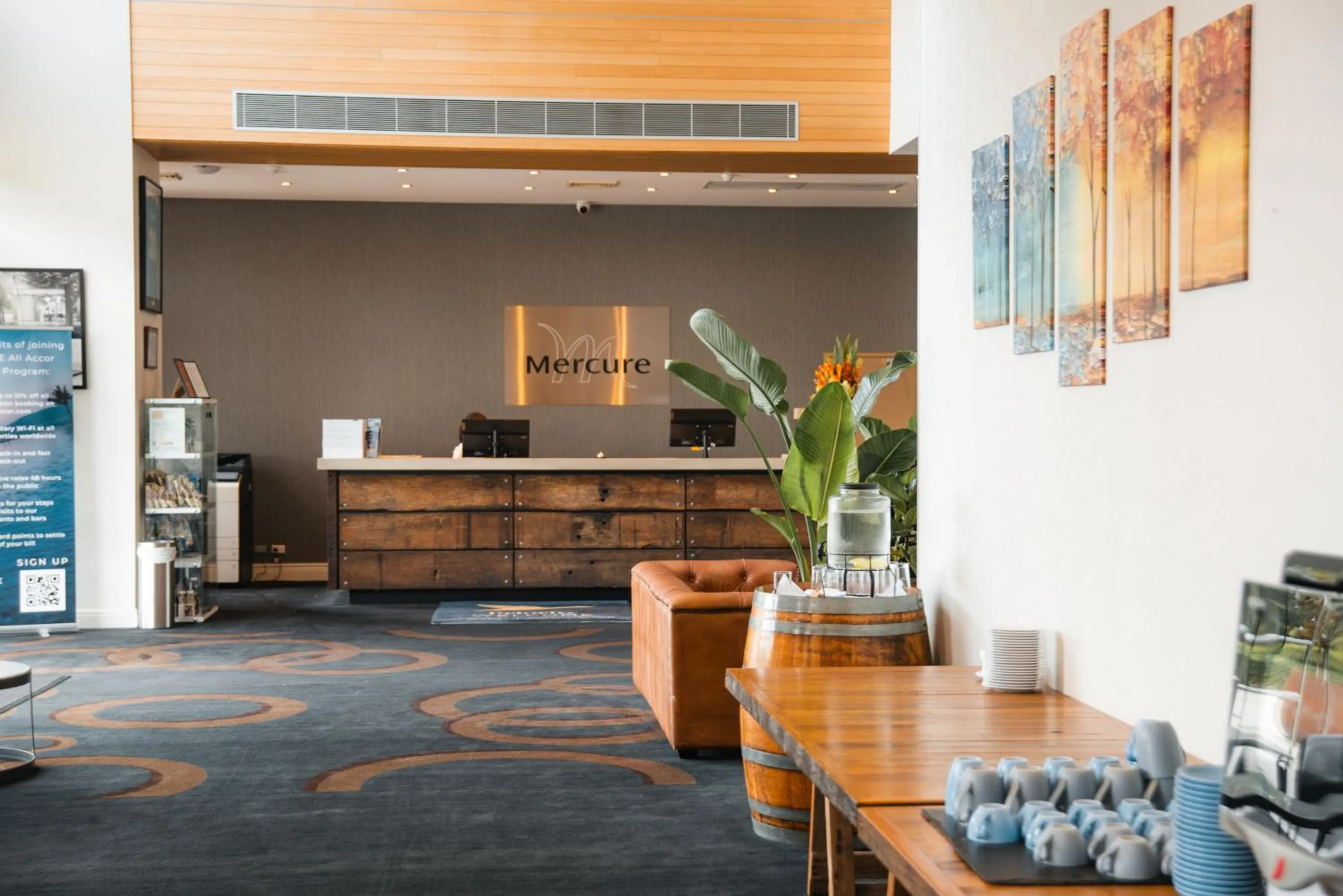 Lobby or reception in Mercure Kooindah Waters Central Coast