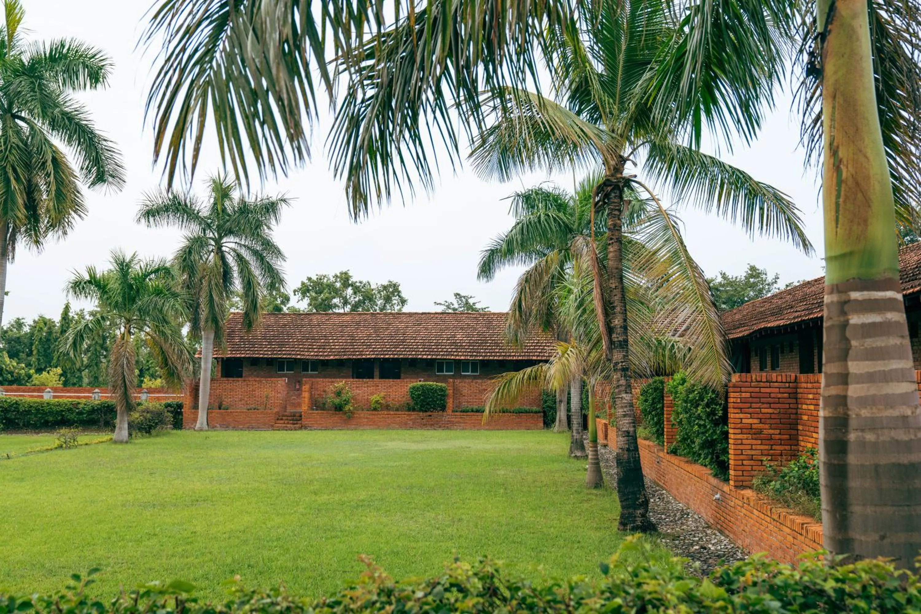 Inner courtyard view in Hokke Lumbini