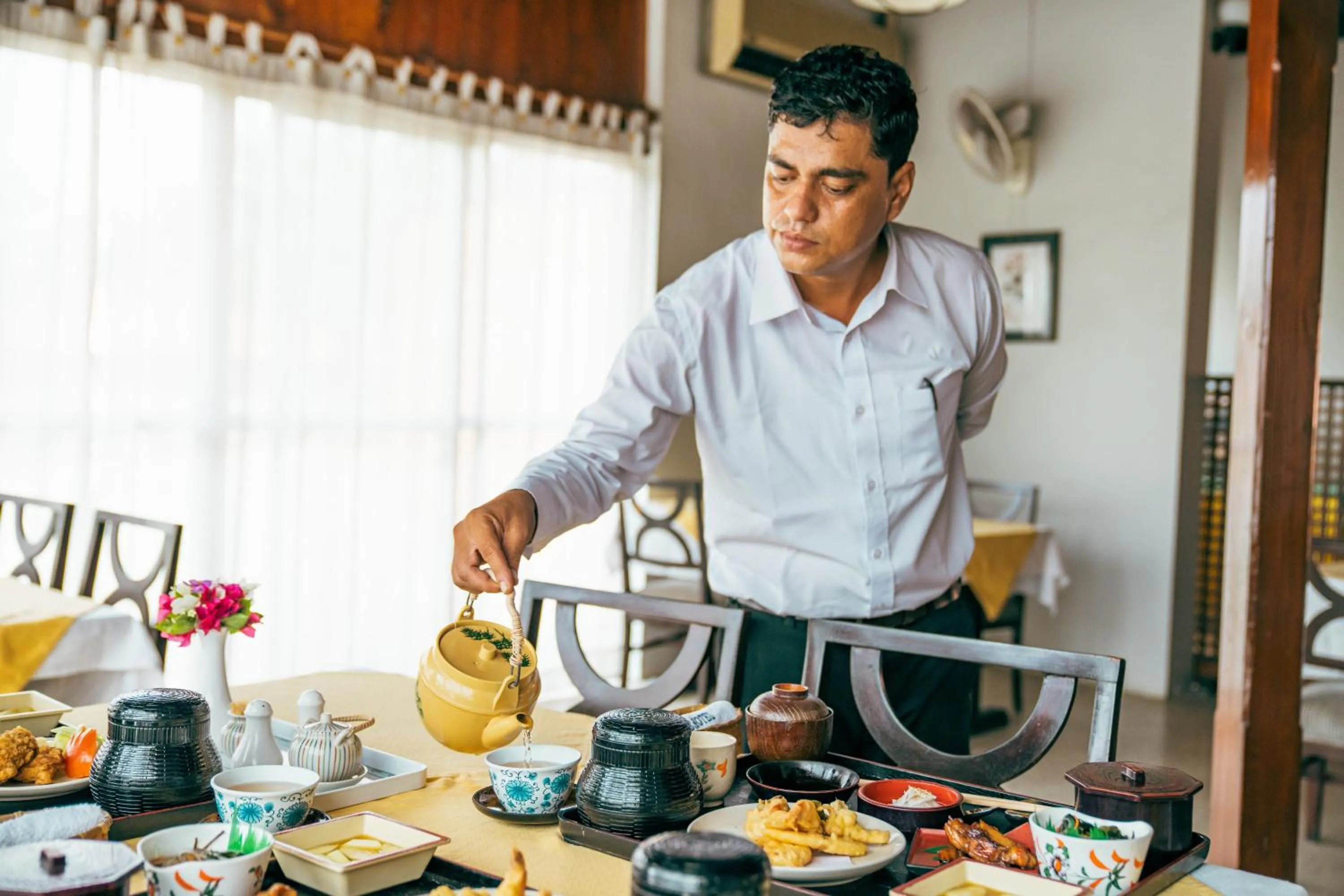 Staff in Hokke Lumbini