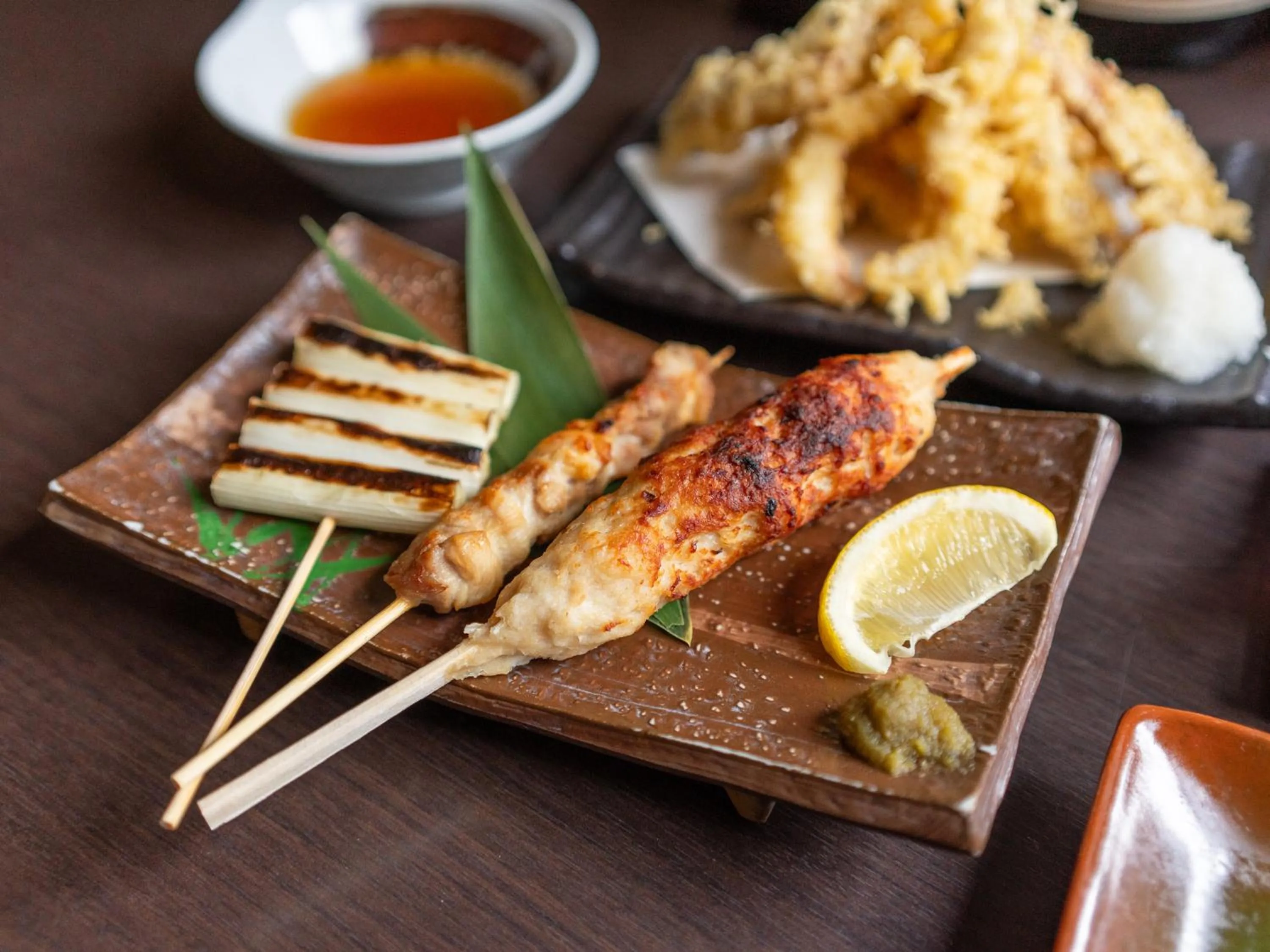 Food and drinks in Hotel Monzennoyu