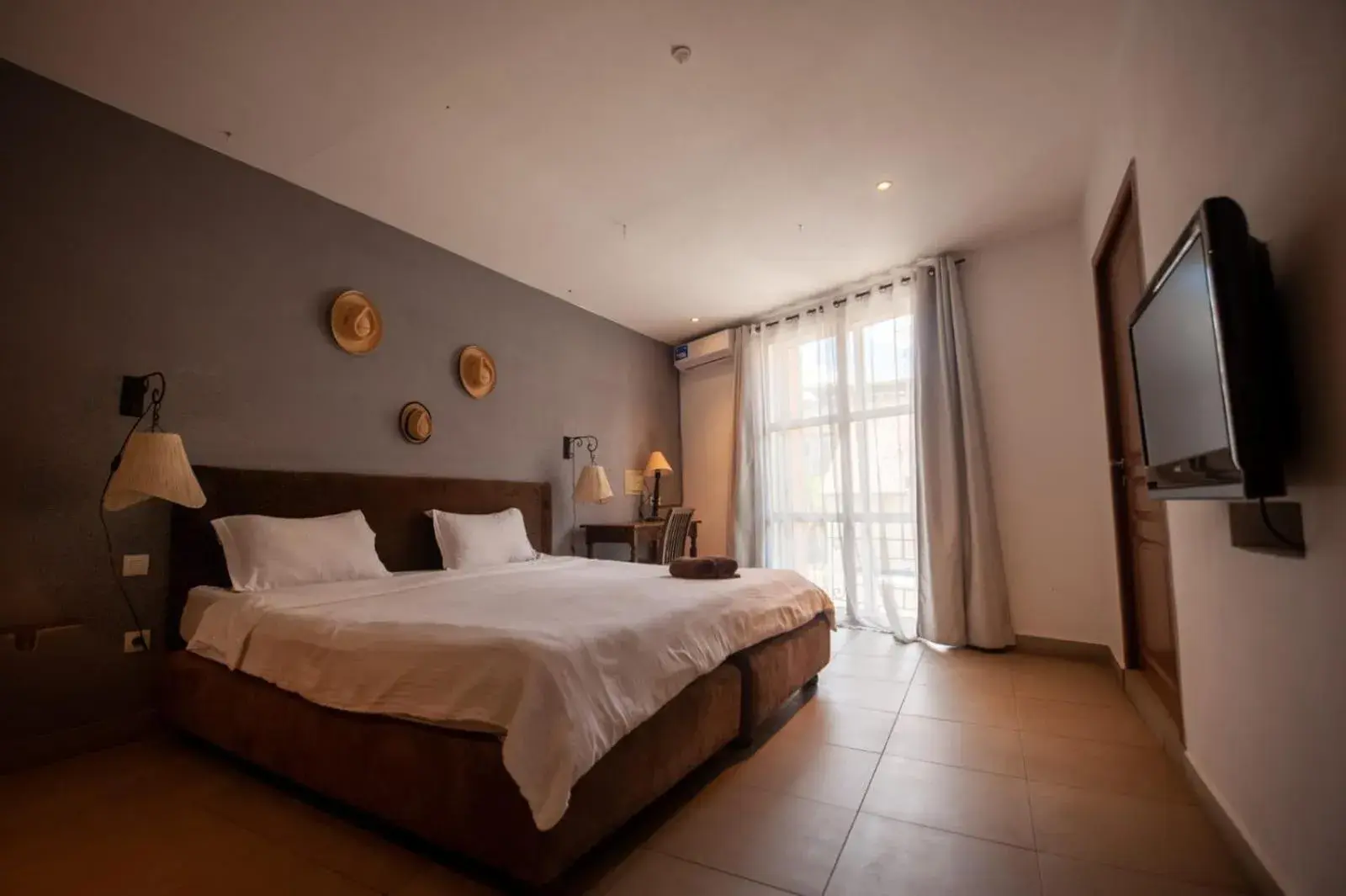 Superior Twin Room in Hôtel Restaurant La Ribaudière Superior Twin Room in Hôtel Restaurant La Ribaudière