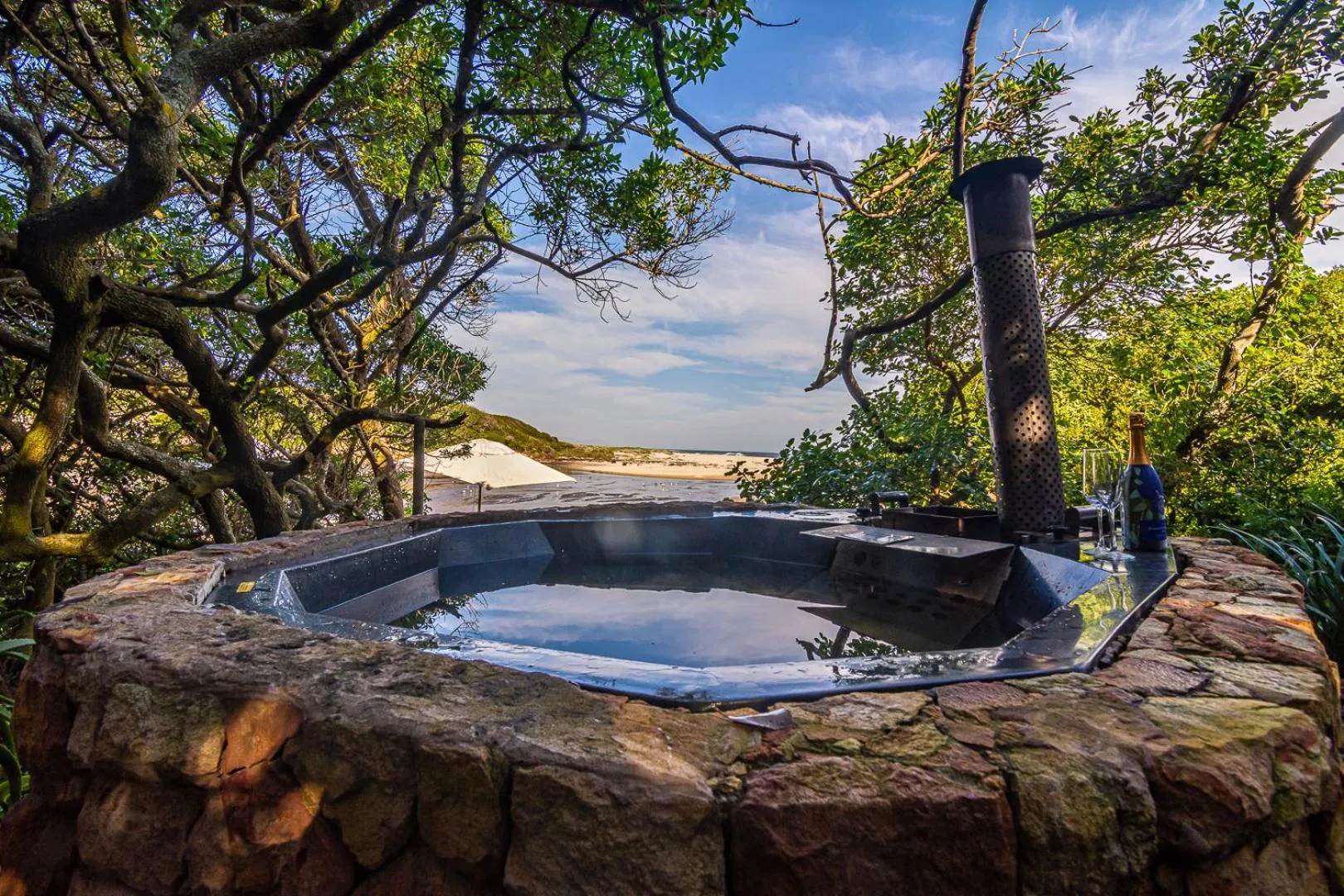 Hot Tub in Kennedys Beach Villa