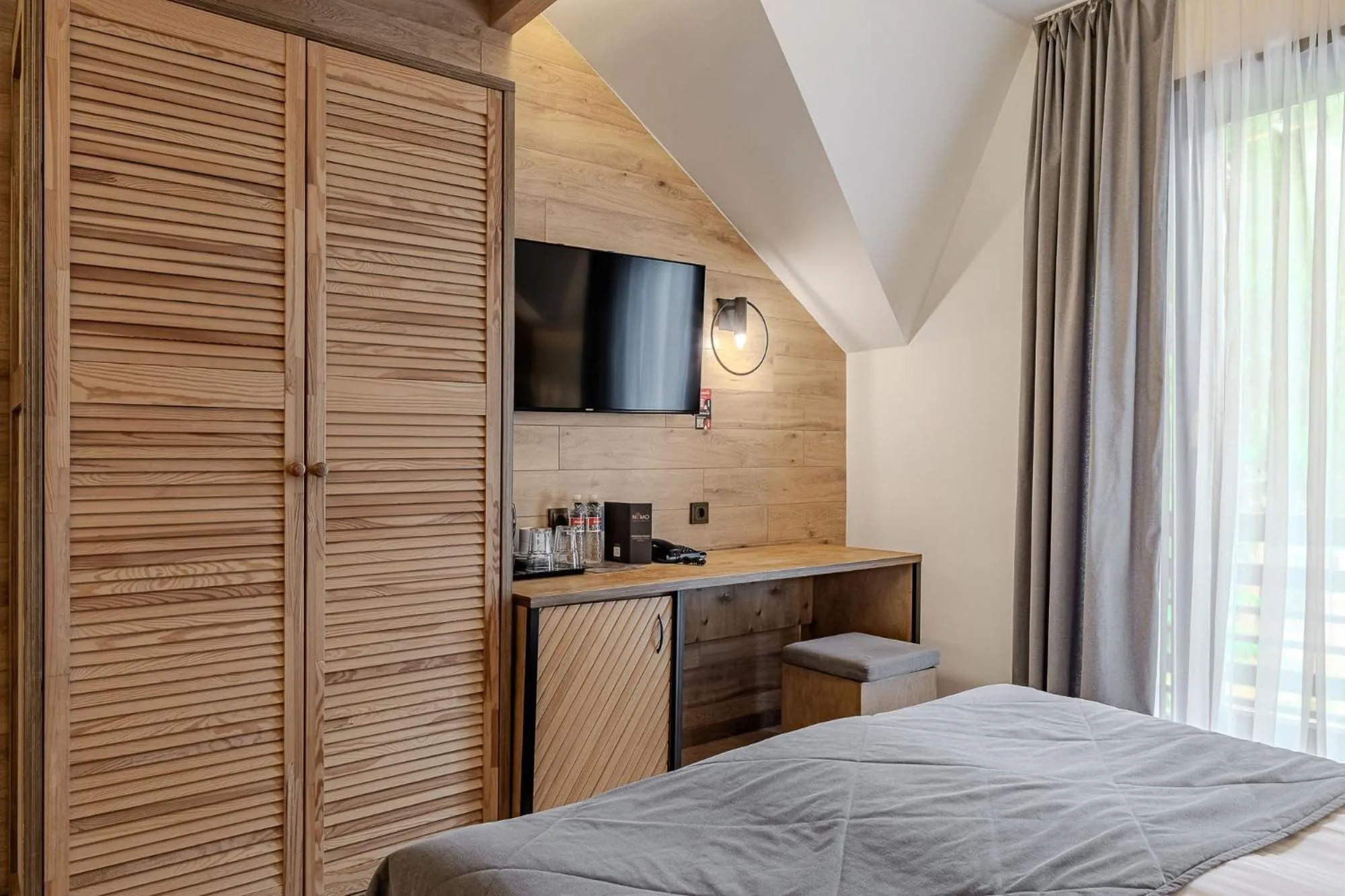 Bed in Bukovel Hotel